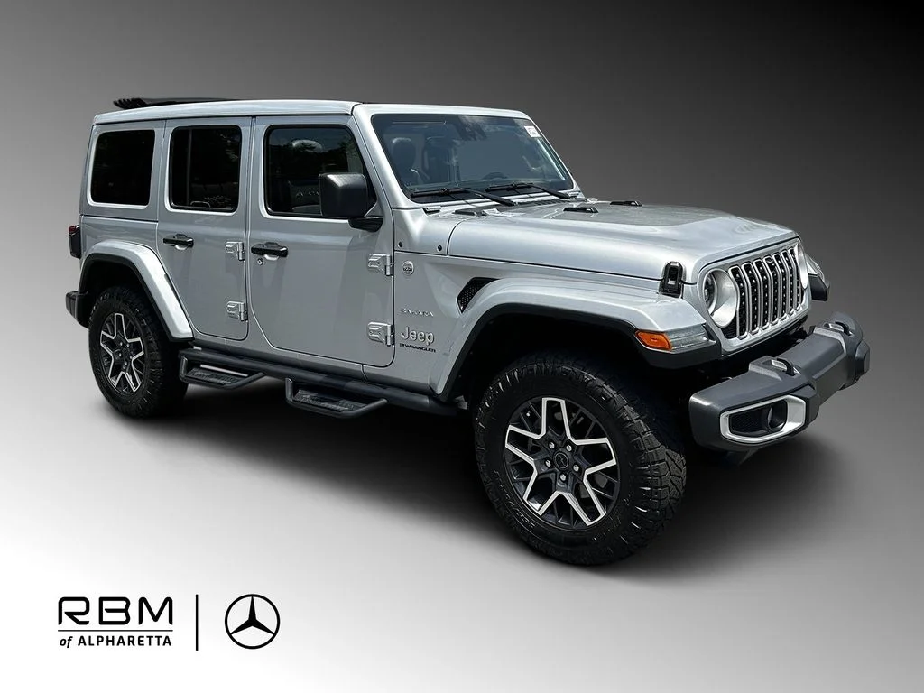 2024 Jeep Wrangler Sahara, Silver for sale in Alpharetta, GA — photo 1 of 34
