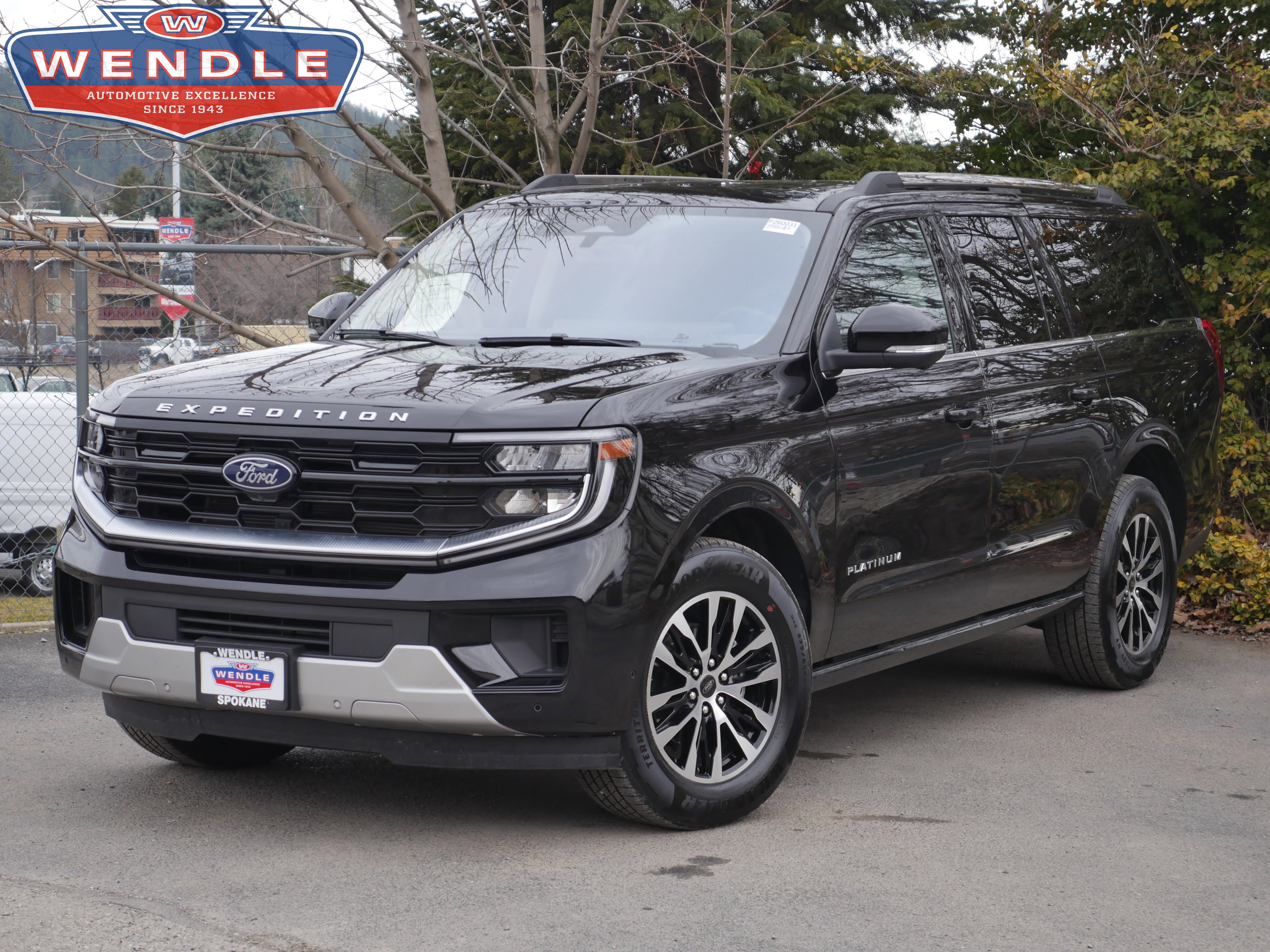 2025 Ford Expedition Max Platinum, Agate Black Metallic for sale in Spokane, WA — photo 1 of 42