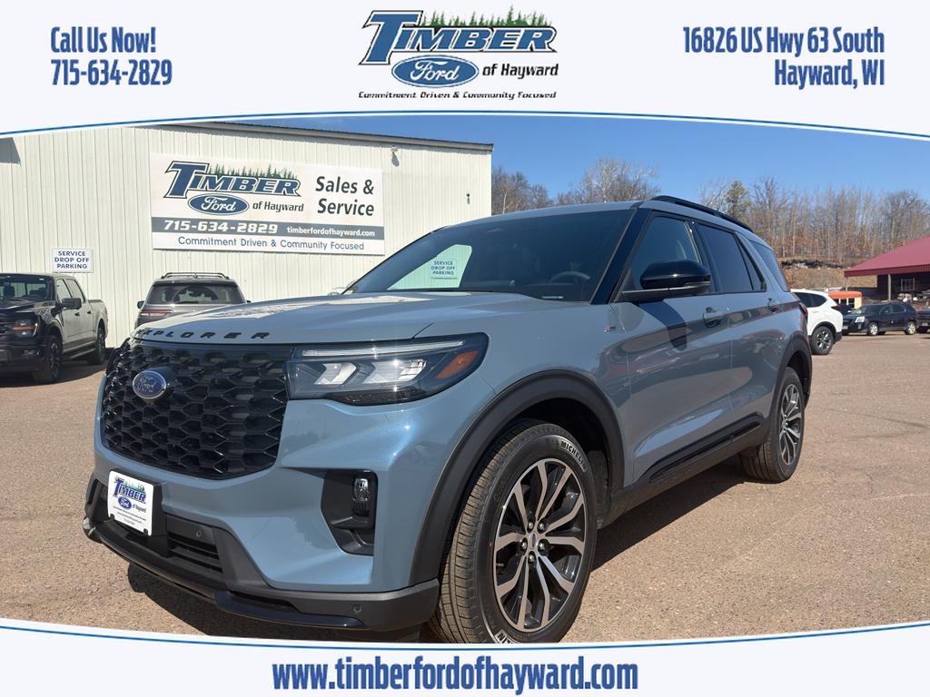 2026 FORD Explorer ST-Line, Vapor Blue Metallic for sale in Hayward, WI — photo 1 of 25