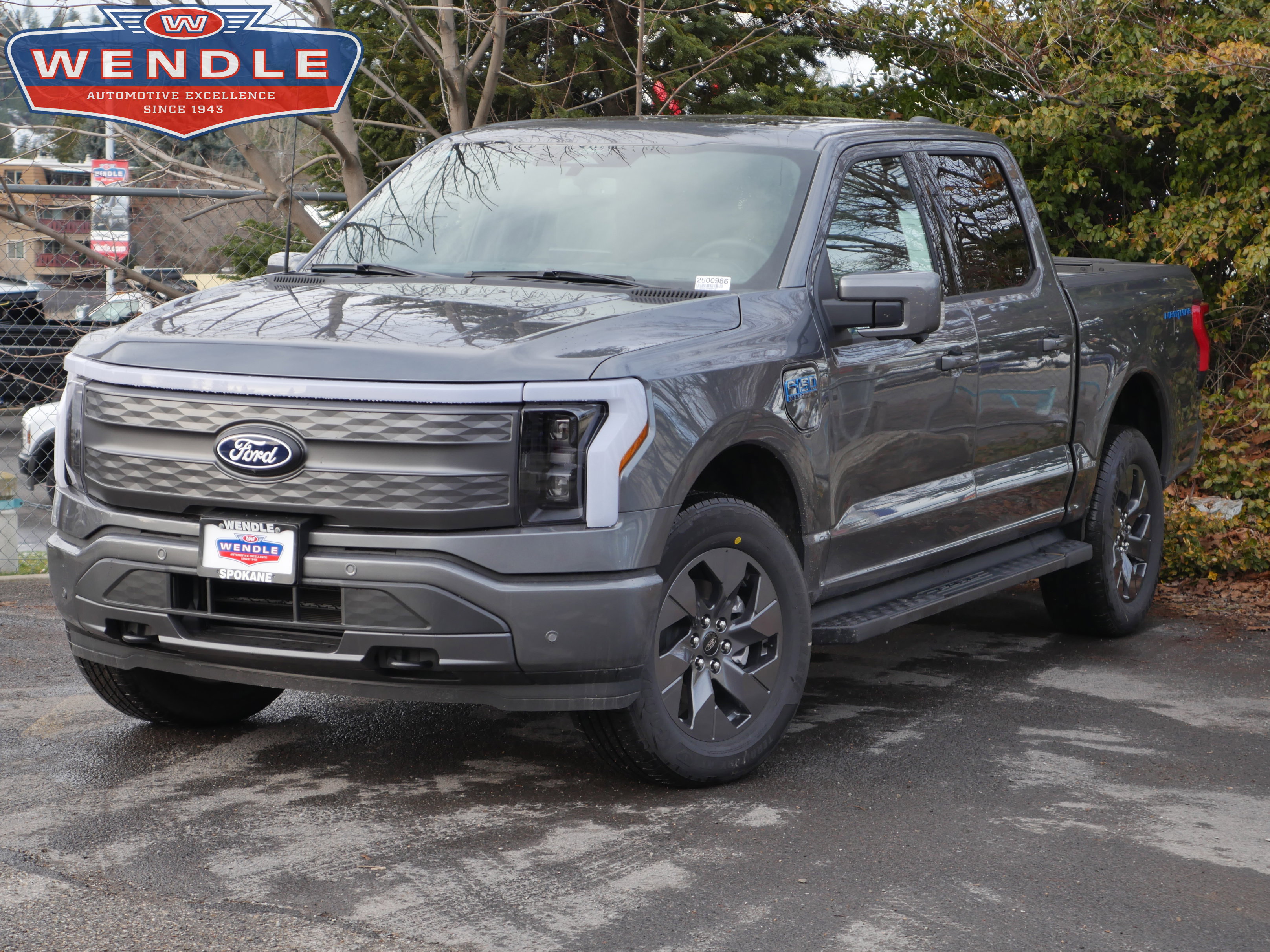 2025 Ford F-150 Lightning LARIAT, Carbonized Gray Metallic for sale in Spokane, WA — photo 1 of 43
