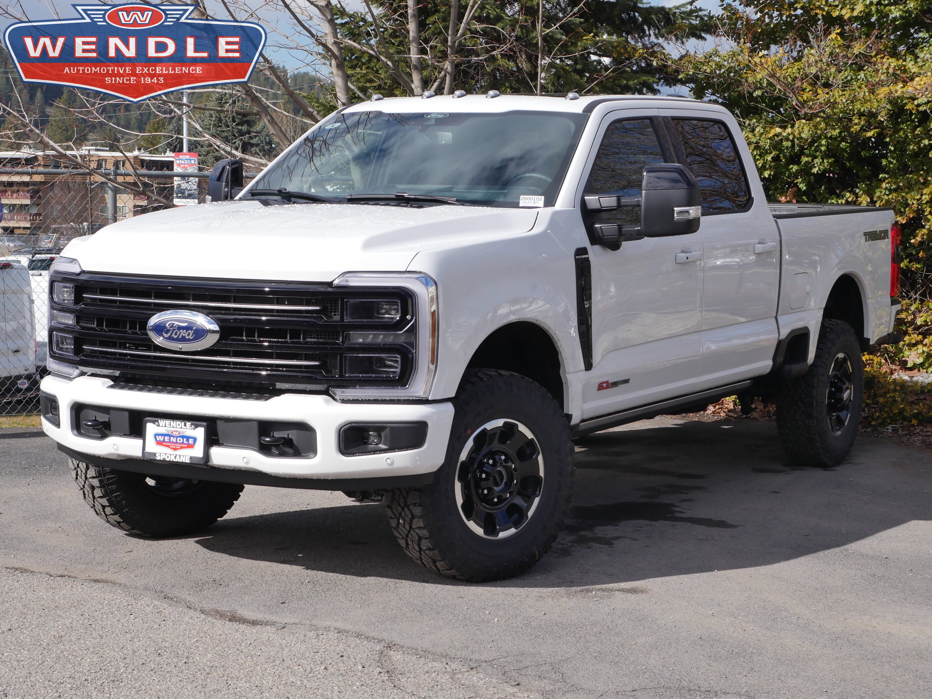 2026 Ford Super Duty F-250 SRW Platinum, Star White Metallic Tri-Coat for sale in Spokane, WA — photo 1 of 44