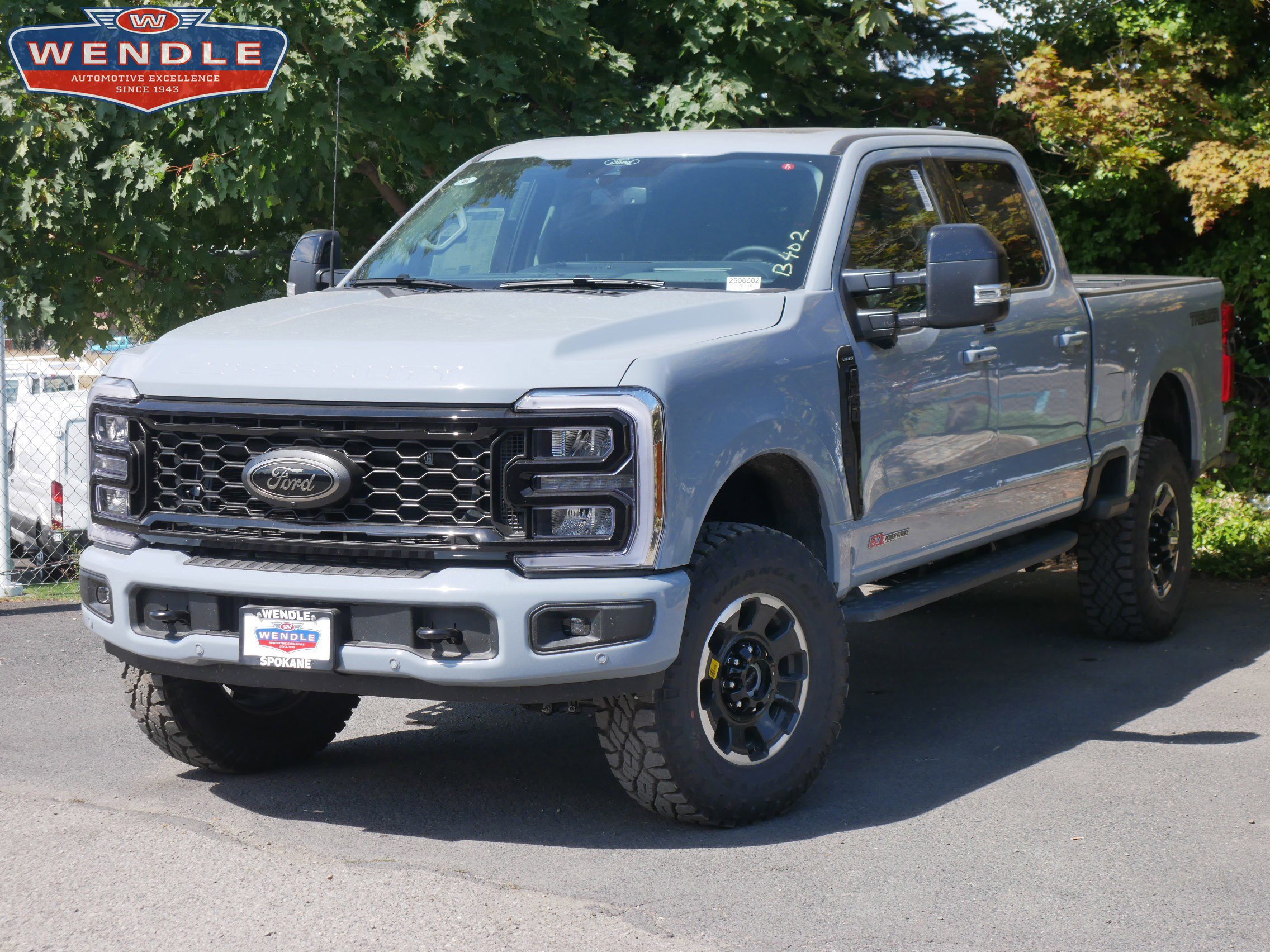 2025 Ford Super Duty F-250 SRW LARIAT, Glacier Gray Metallic Tri-Coat for sale in Spokane, WA — photo 1 of 45