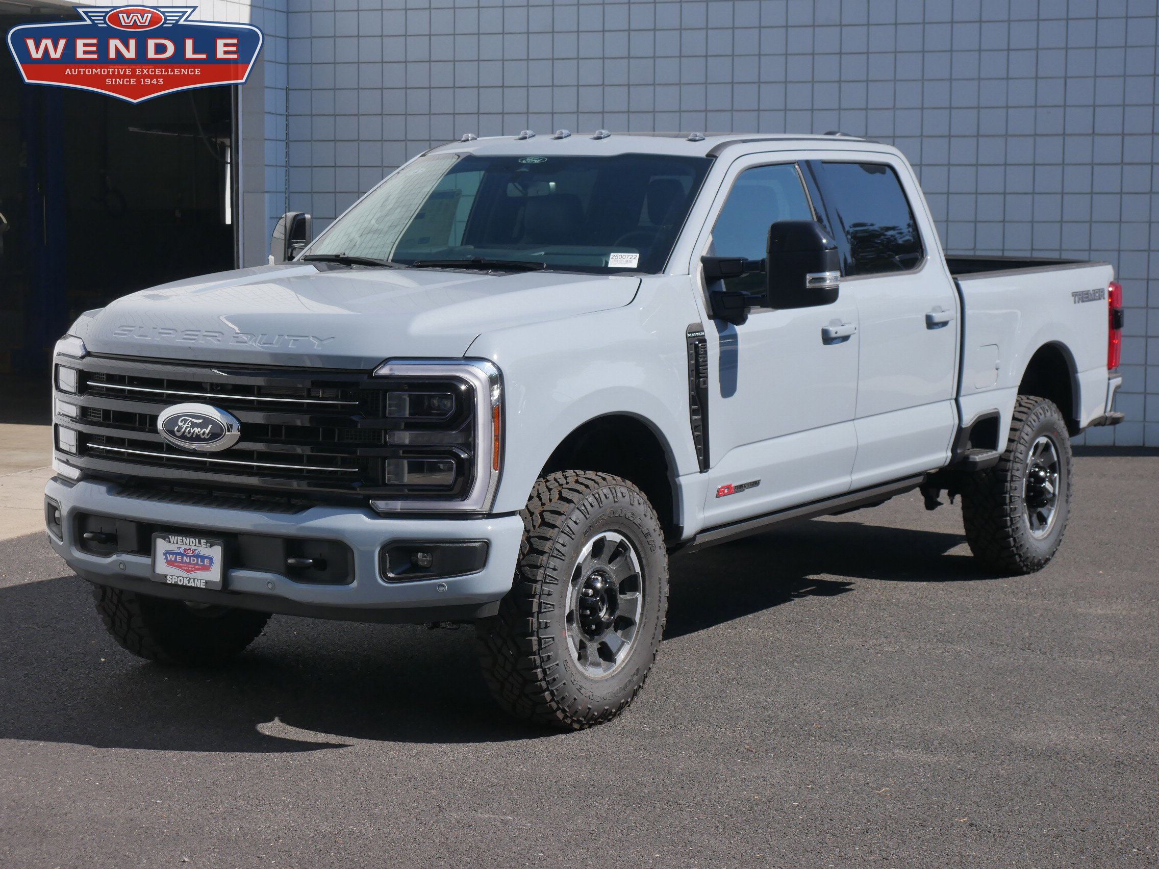 2026 Ford Super Duty F-250 SRW Platinum, Glacier Gray Metallic Tri-Coat for sale in Spokane, WA — photo 1 of 42