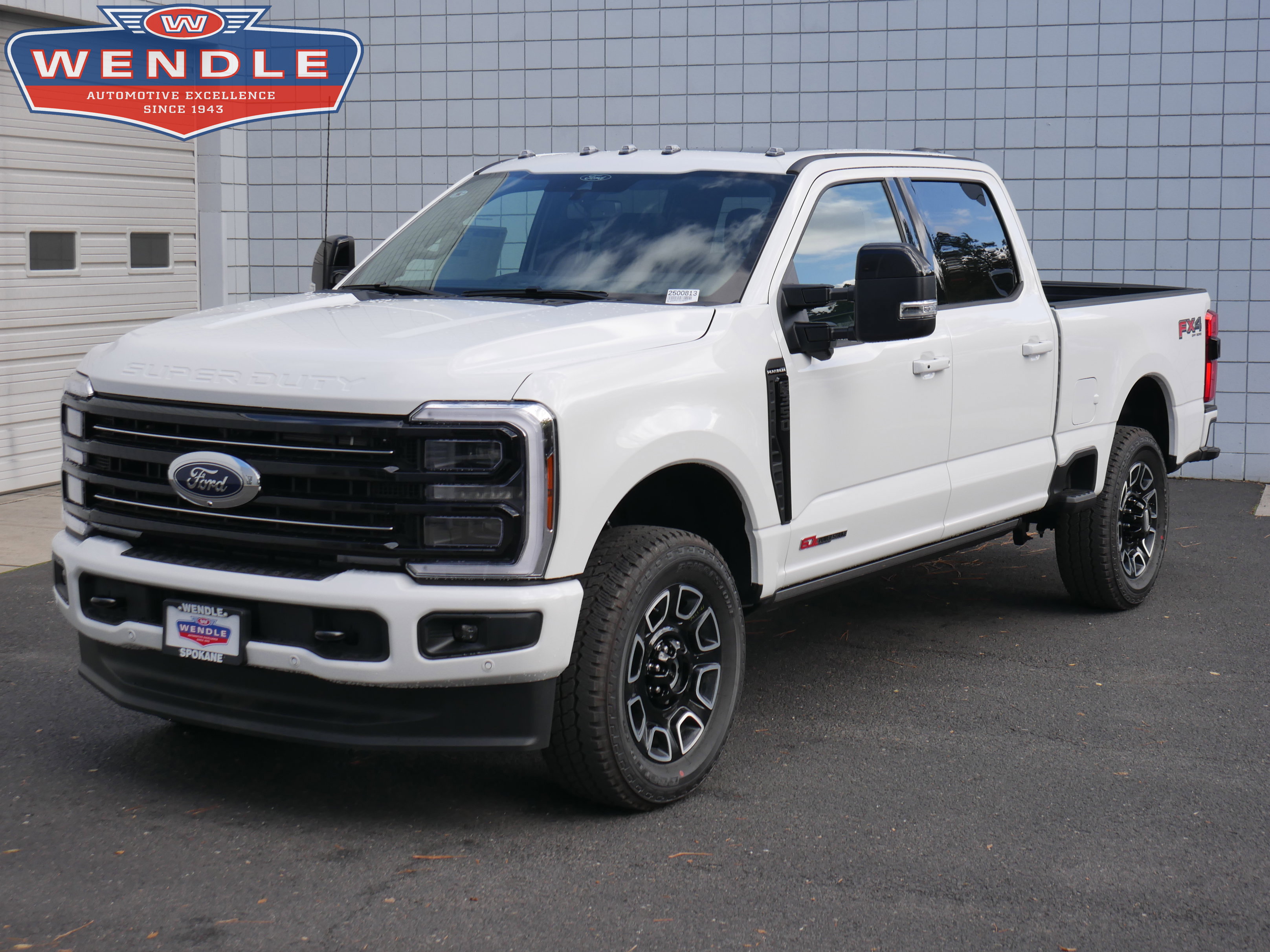 2026 Ford Super Duty F-350 SRW Platinum, Star White Metallic Tri-Coat for sale in Spokane, WA — photo 1 of 45