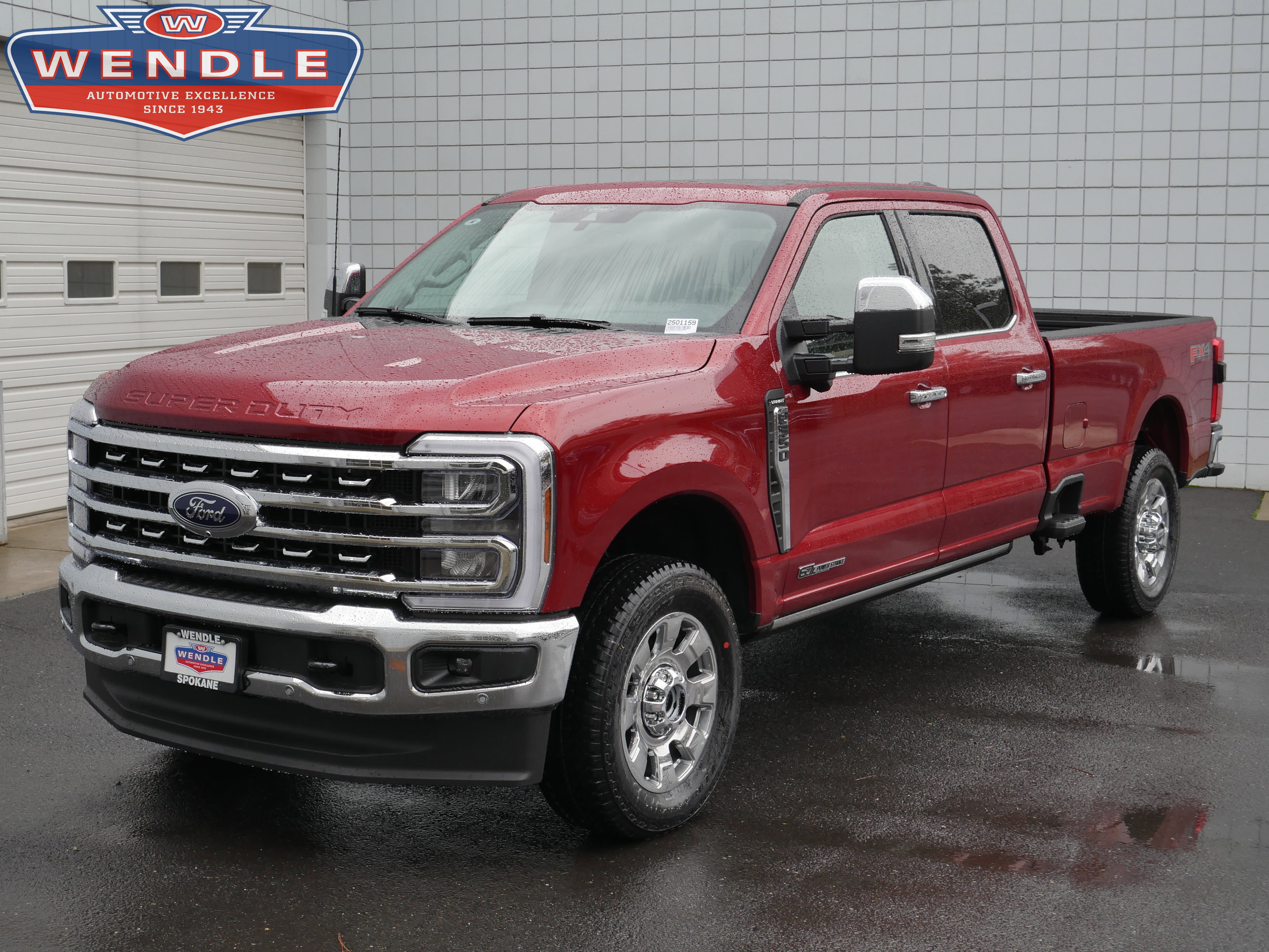 2026 Ford Super Duty F-350 SRW LARIAT, Ruby Red Metallic Tinted Clearcoat for sale in Spokane, WA — photo 1 of 43