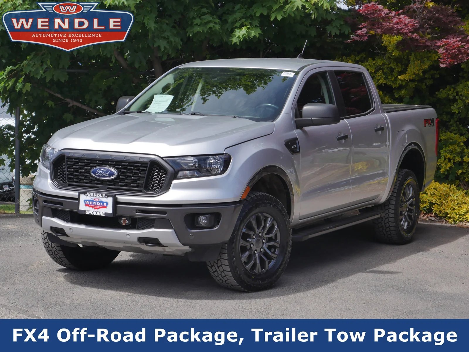 2019 Ford Ranger XLT, Ingot Silver for sale in Spokane, WA — photo 1 of 34
