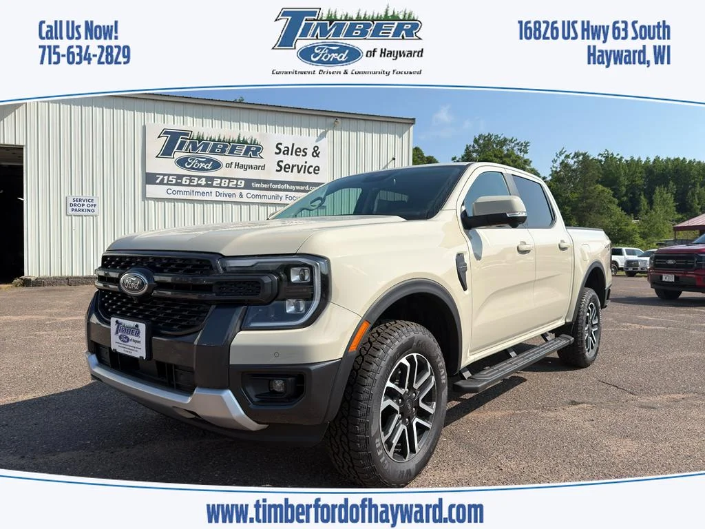 2025 FORD Ranger Lariat, Desert Sand for sale in Hayward, WI — photo 1 of 25