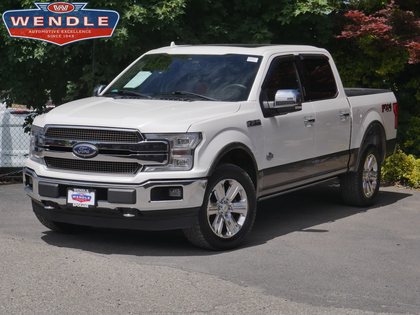 2018 Ford F-150 King Ranch, White Platinum Metallic Tri-Coat for sale in Spokane, WA — photo 1 of 43