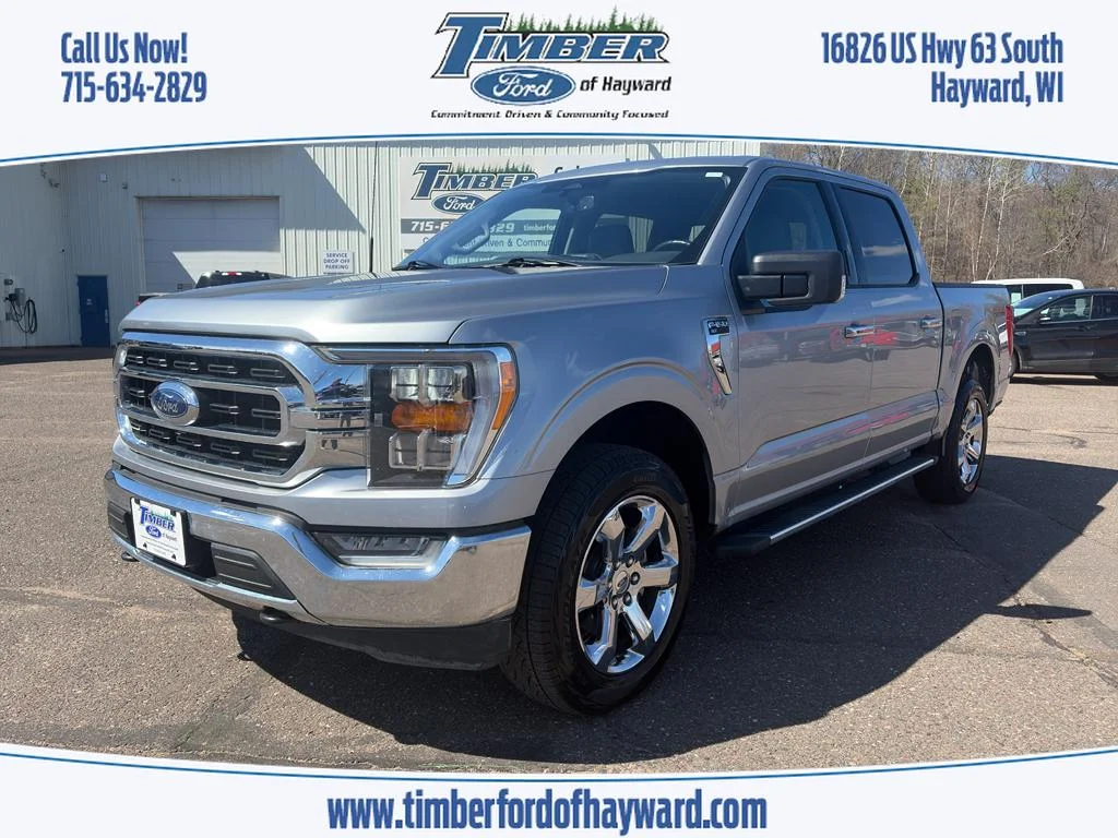 2022 FORD F-150 SuperCrew, Iconic Silver Metallic for sale in Hayward, WI — photo 1 of 21