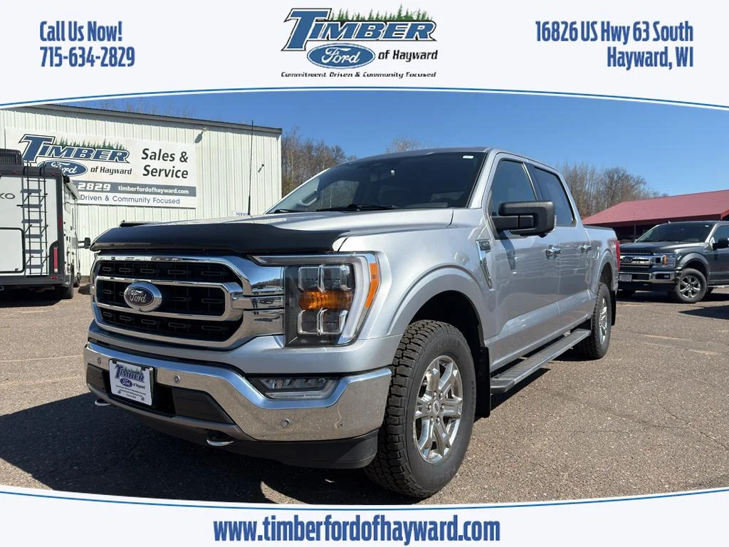 2021 FORD F-150 XLT, Iconic Silver Metallic for sale in Hayward, WI — photo 1 of 25