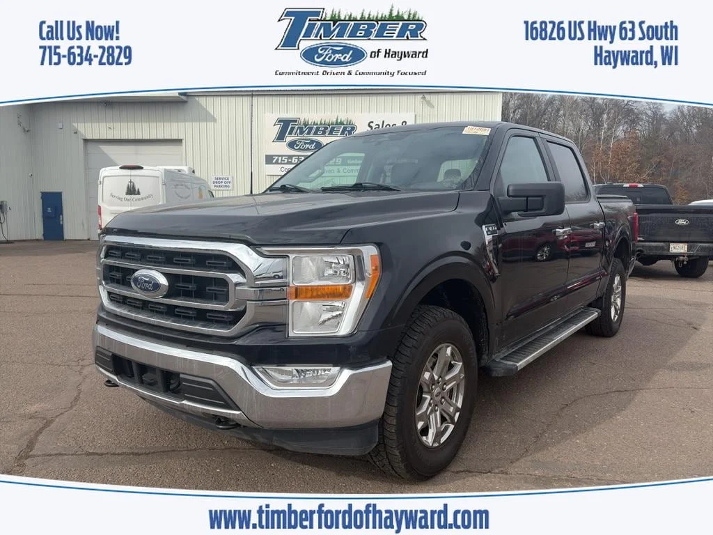 2023 FORD F-150 SuperCrew, Agate Black Metallic for sale in Hayward, WI — photo 1 of 20