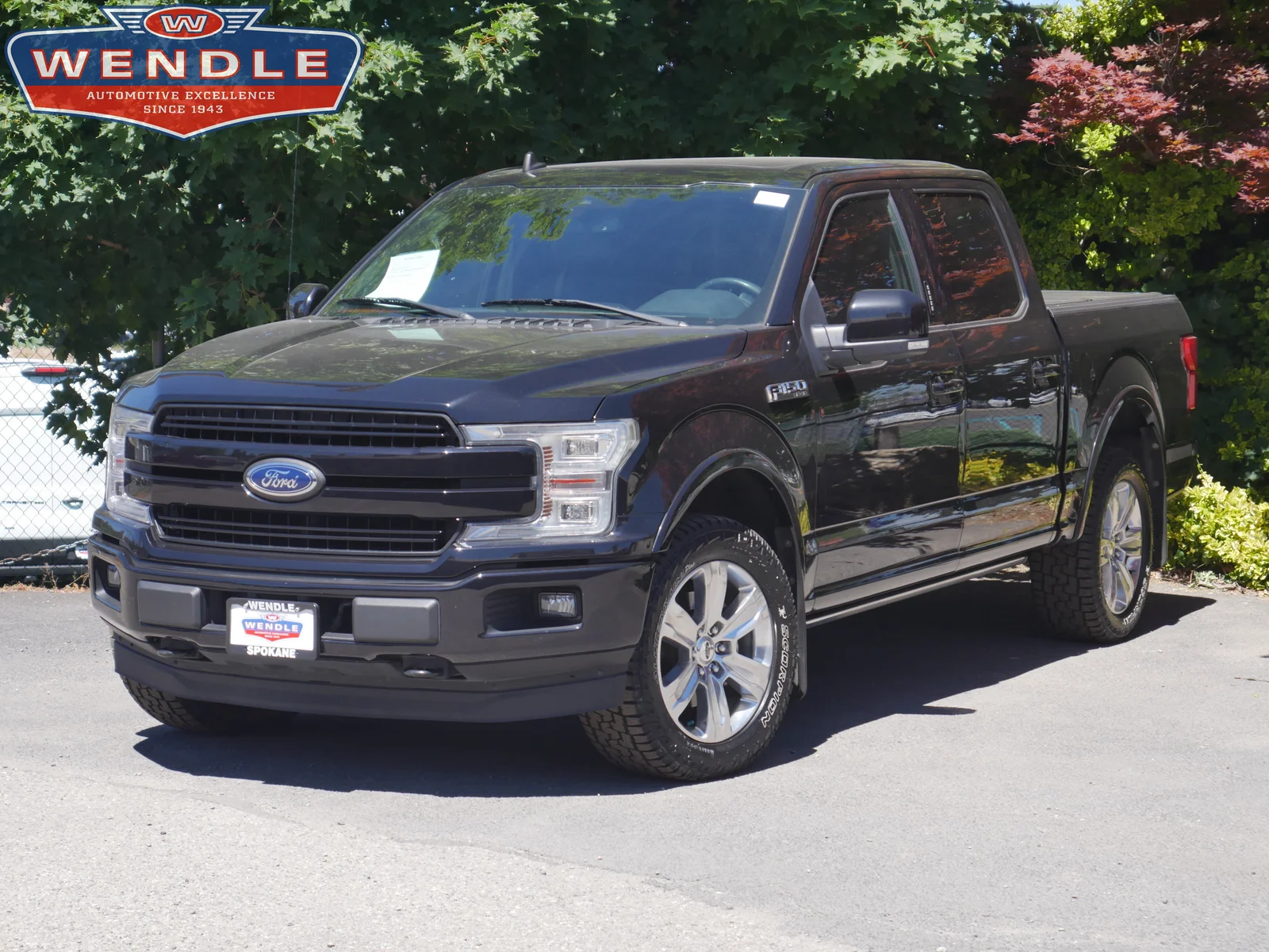 2020 Ford F-150 LARIAT, Black Metallic for sale in Spokane, WA — photo 1 of 40
