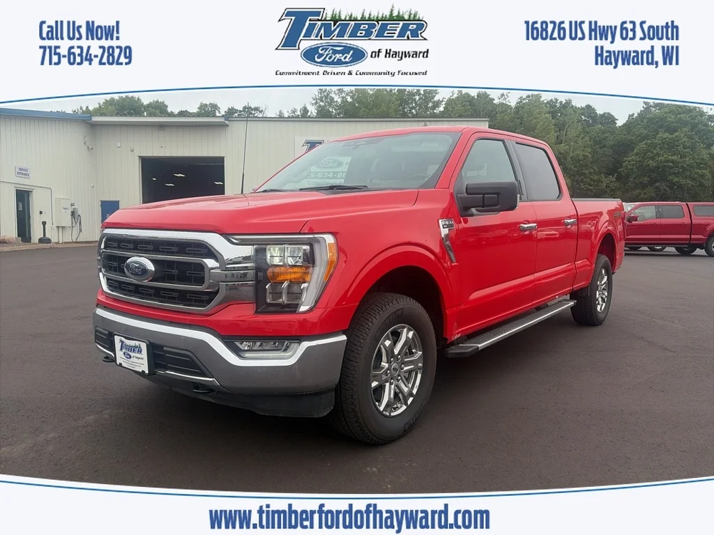 2022 FORD F-150 SuperCrew, Race Red for sale in Hayward, WI — photo 1 of 10
