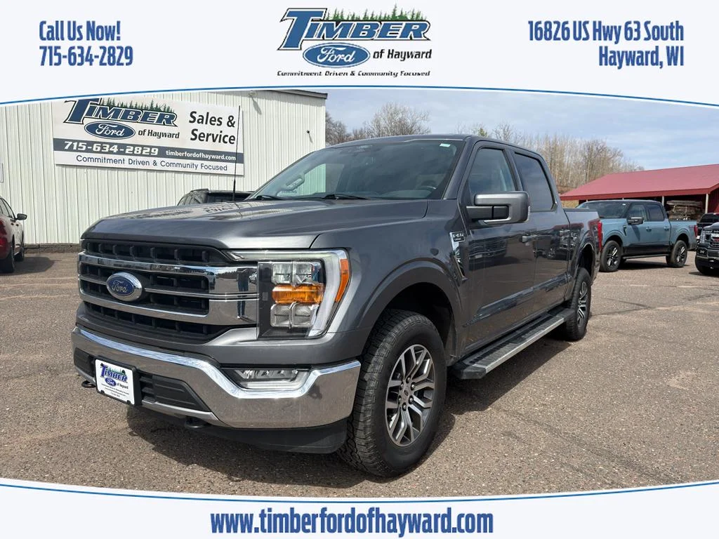 2022 FORD F-150 SuperCrew, Carbonized Gray Metallic for sale in Hayward, WI — photo 1 of 25