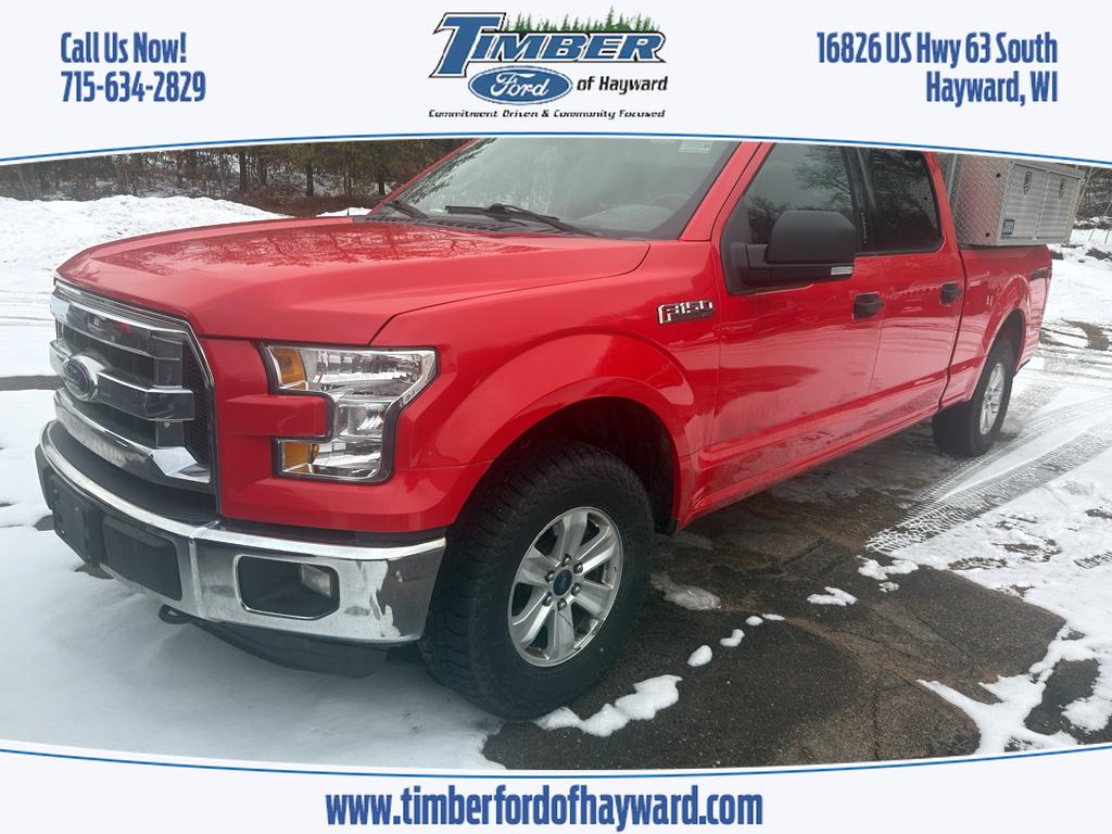 2015 FORD F-150 XLT, Race Red for sale in Hayward, WI — photo 1 of 6