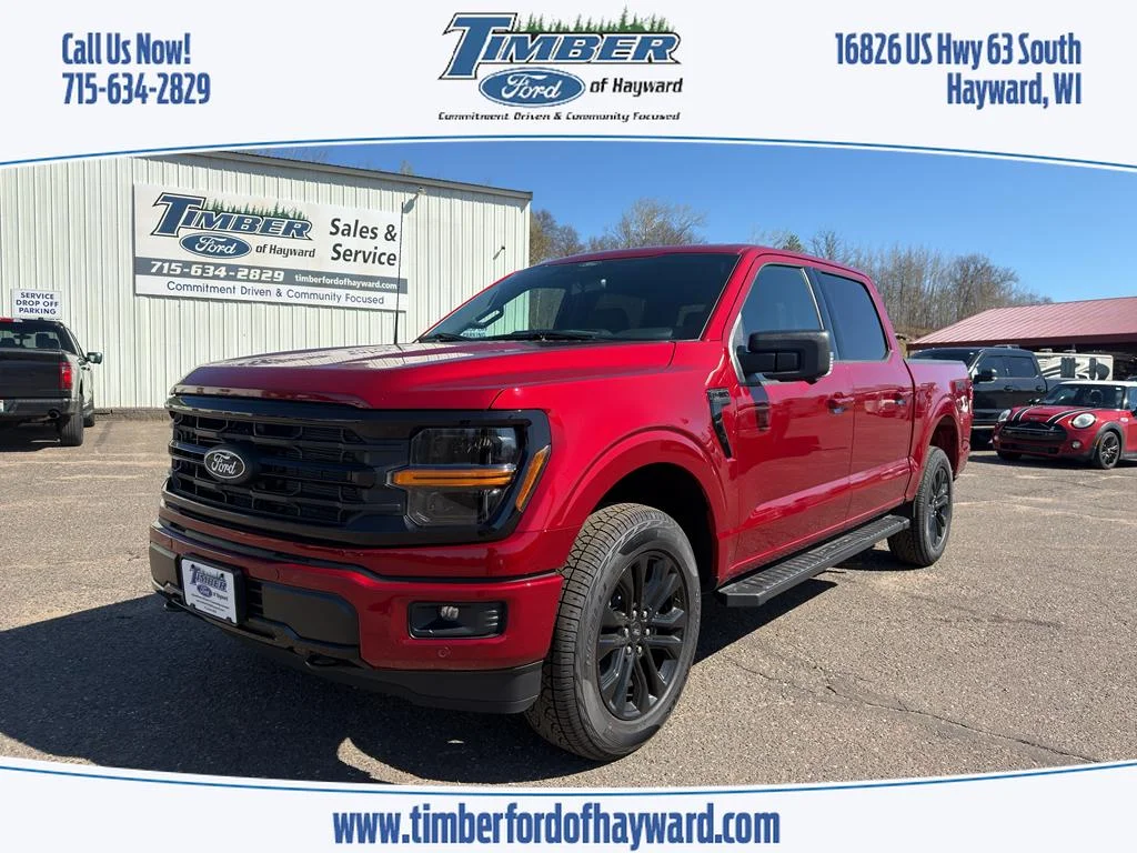 2026 FORD F-150 XLT, Ruby Red Metallic Tinted Clearcoat for sale in Hayward, WI