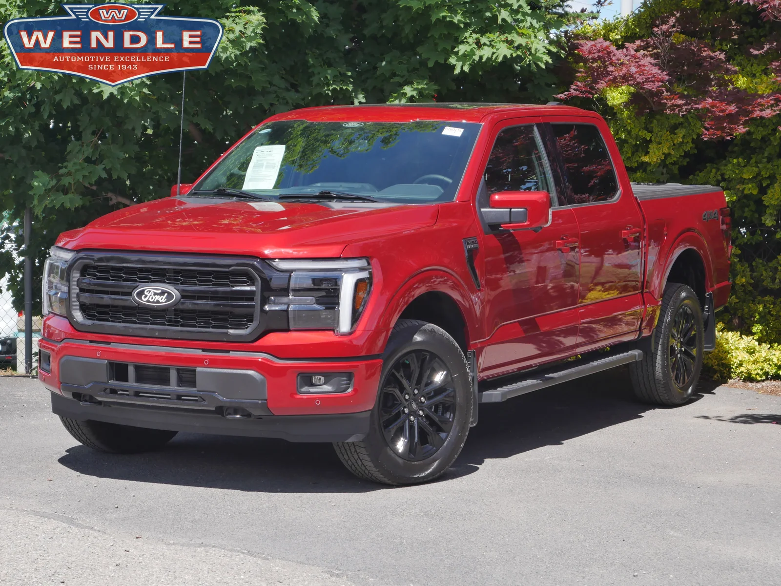 2025 Ford F-150 LARIAT, Rapid Red Metallic Tinted Clearcoat for sale in Spokane, WA — photo 1 of 44
