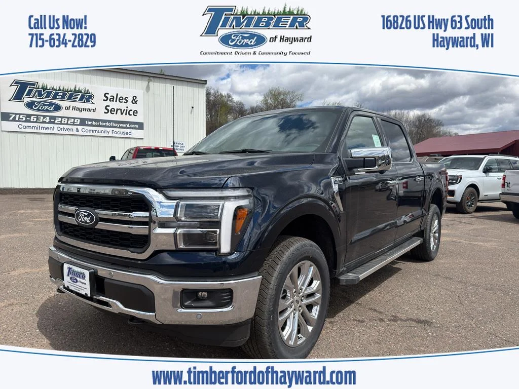2026 FORD F-150 Lariat, Antimatter Blue Metallic for sale in Hayward, WI — photo 1 of 32