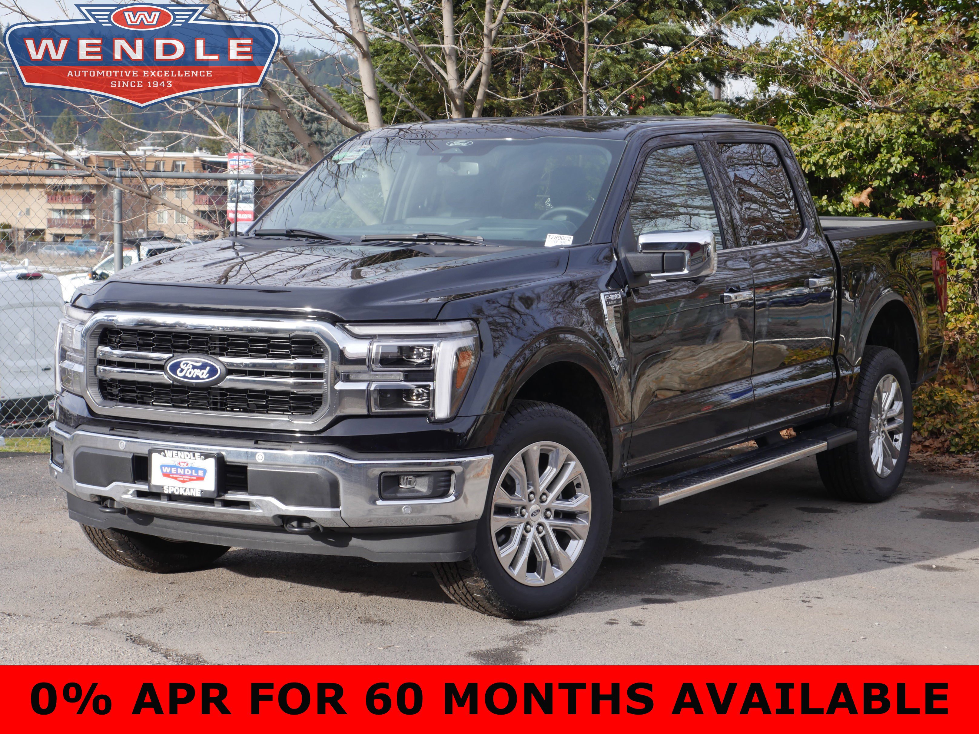2025 Ford F-150 LARIAT, Agate Black Metallic for sale in Spokane, WA — photo 1 of 40