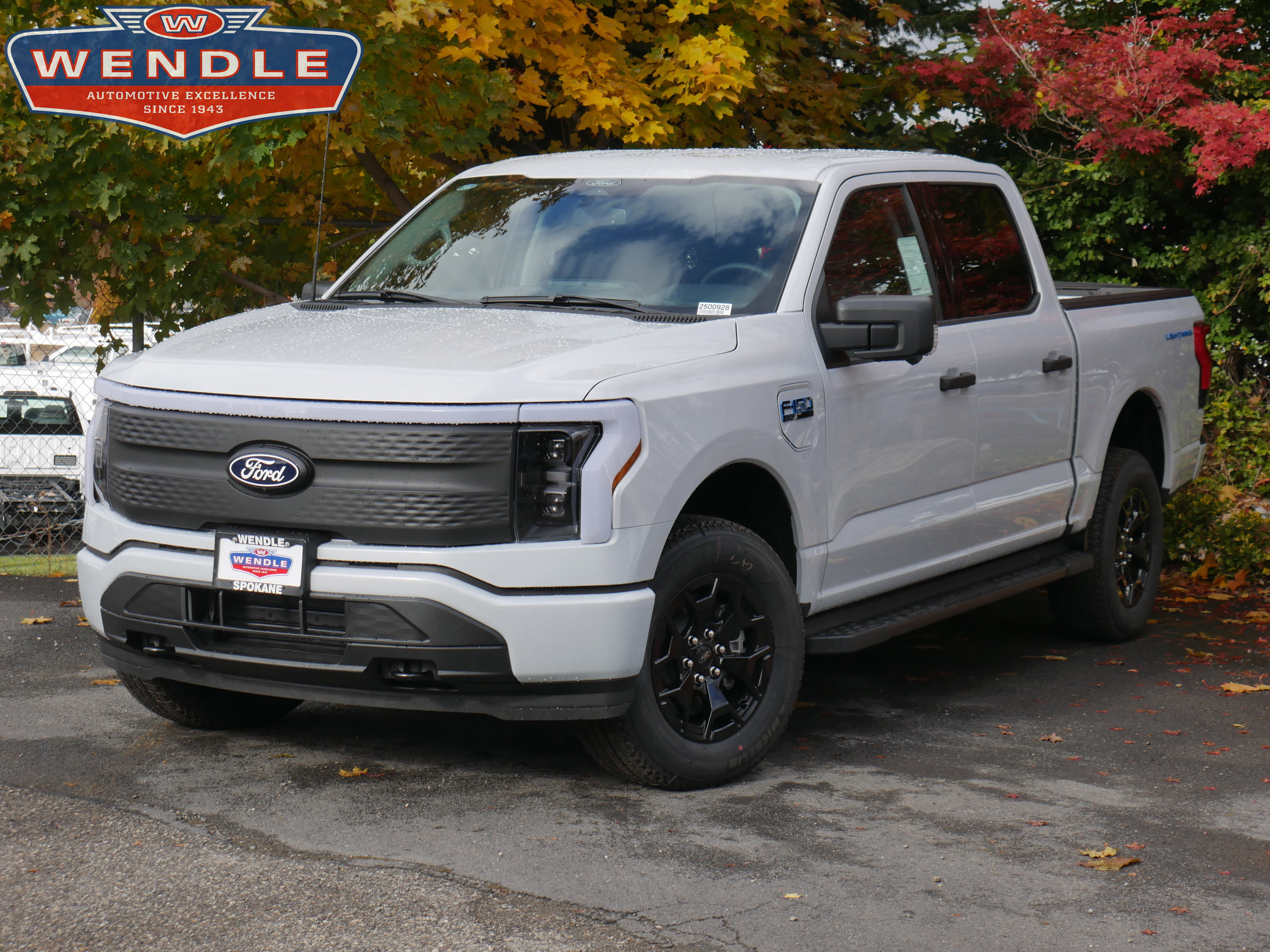 2025 Ford F-150 Lightning XLT, Space White Metallic for sale in Spokane, WA — photo 1 of 39