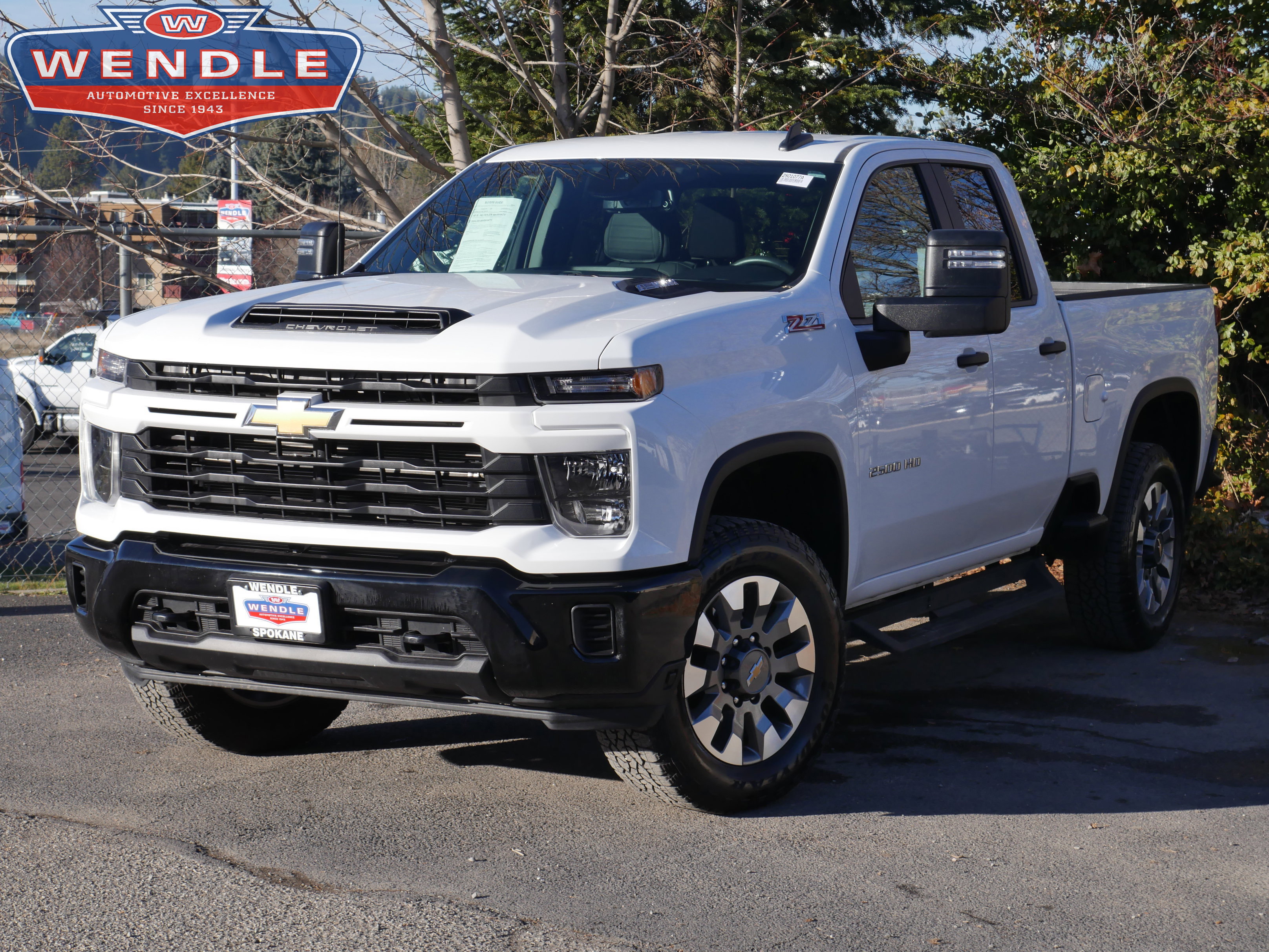 2024 Chevrolet Silverado 2500HD Custom, Summit White for sale in Spokane, WA — photo 1 of 37