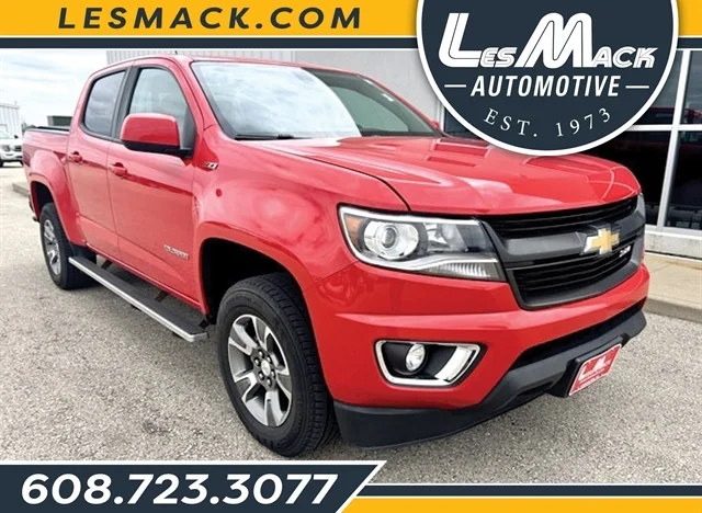 2018 CHEVROLET COLORADO 4WD Z71, RED for sale in Lancaster, WI — photo 1 of 34