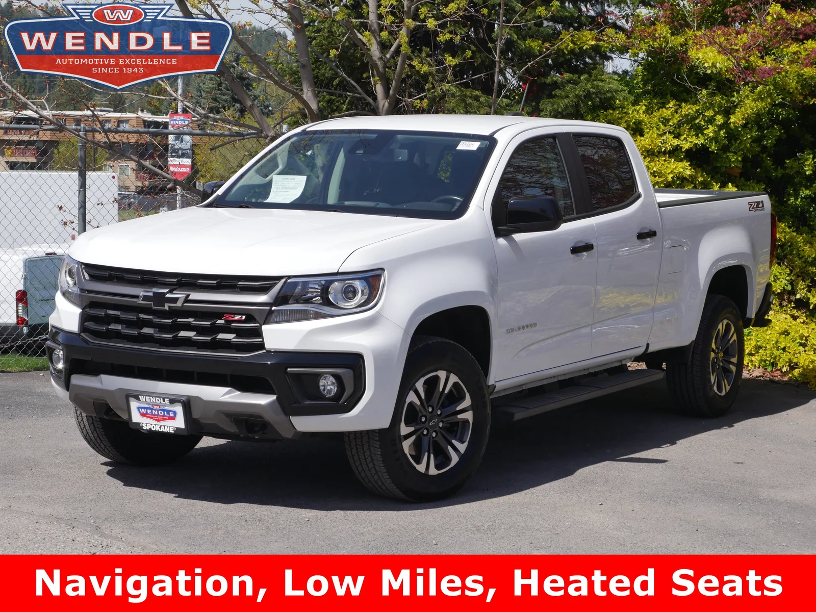 2022 Chevrolet Colorado 4WD Z71, Summit White for sale in Spokane, WA — photo 1 of 35