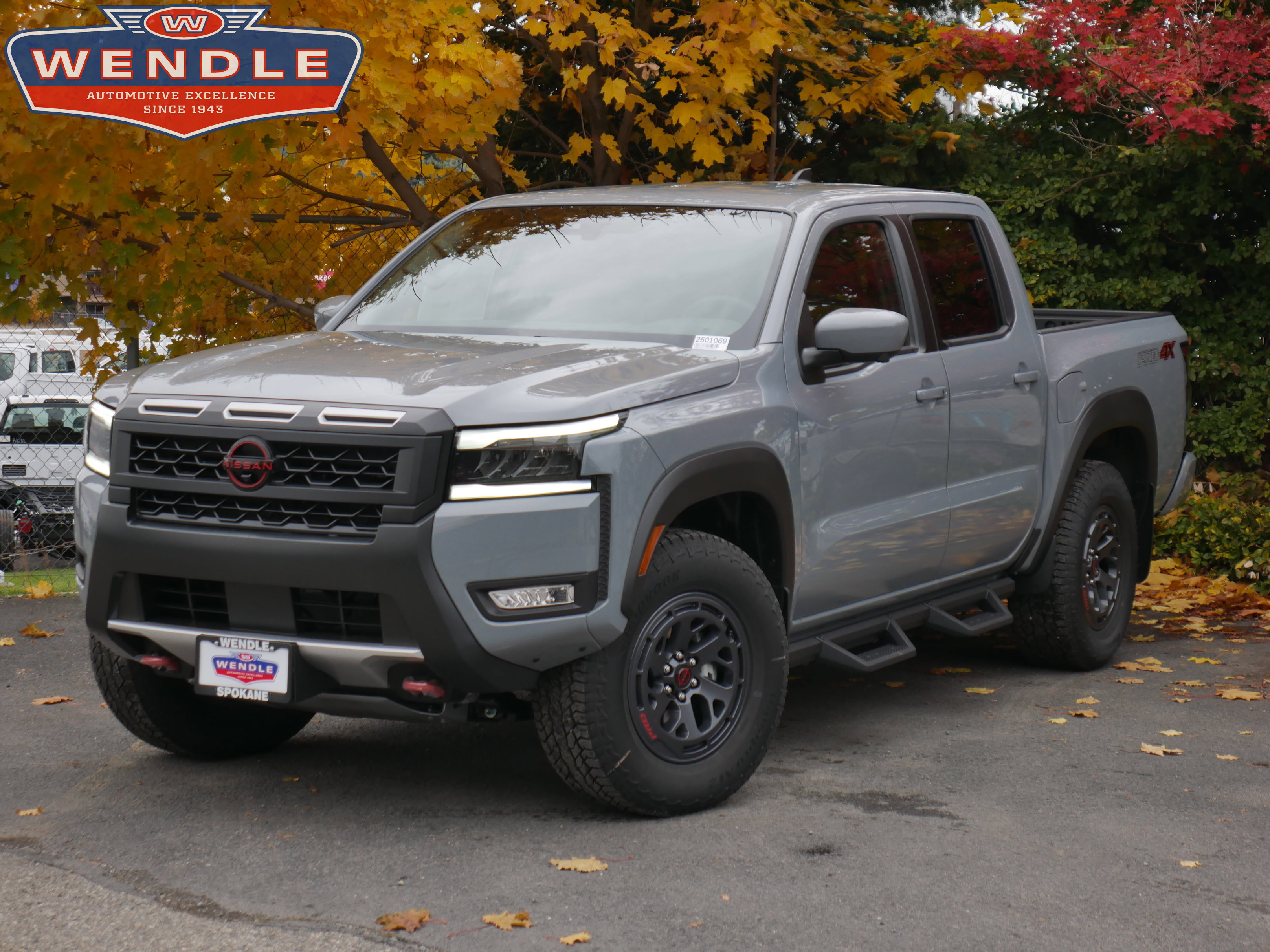 2026 Nissan Frontier PRO-4X, Boulder Gray Pearl for sale in Spokane, WA — photo 1 of 38