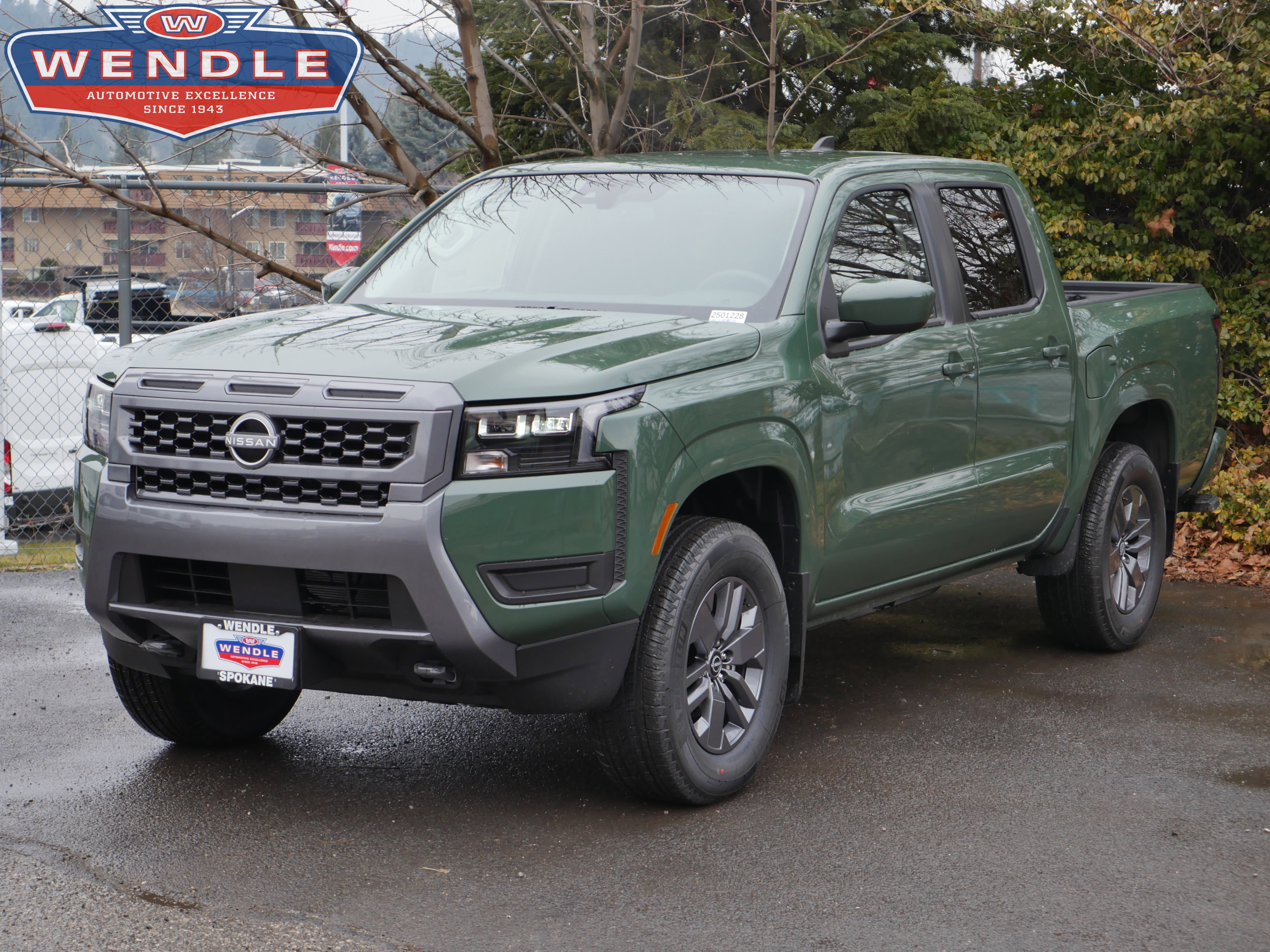 2026 Nissan Frontier SV, Tactical Green Metallic for sale in Spokane, WA — photo 1 of 32