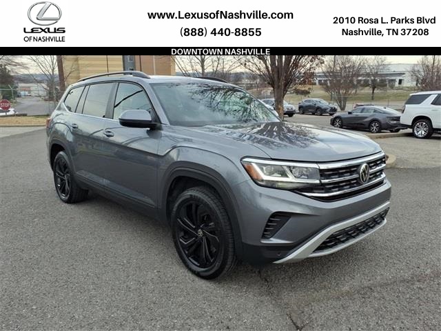 2022 Volkswagen Atlas 3.6L V6 SE w/Technology, Deep Black Pearl for sale in Nashville, TN — photo 1 of 27