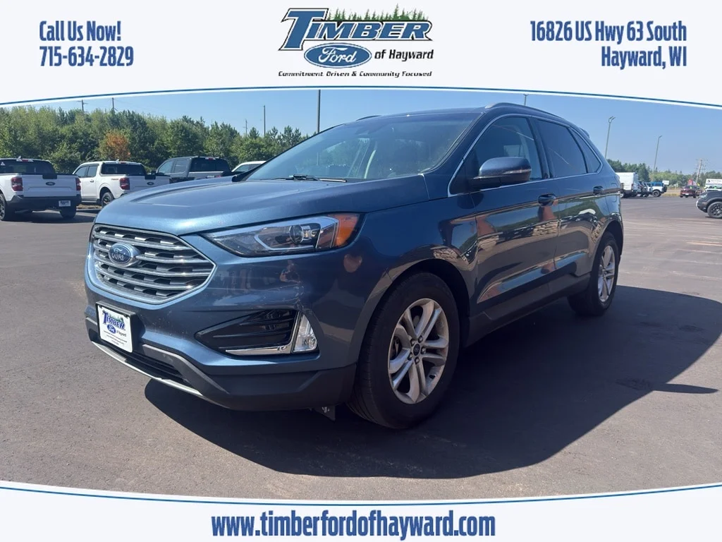 2019 FORD Edge SEL, Blue Metallic for sale in Hayward, WI — photo 1 of 8
