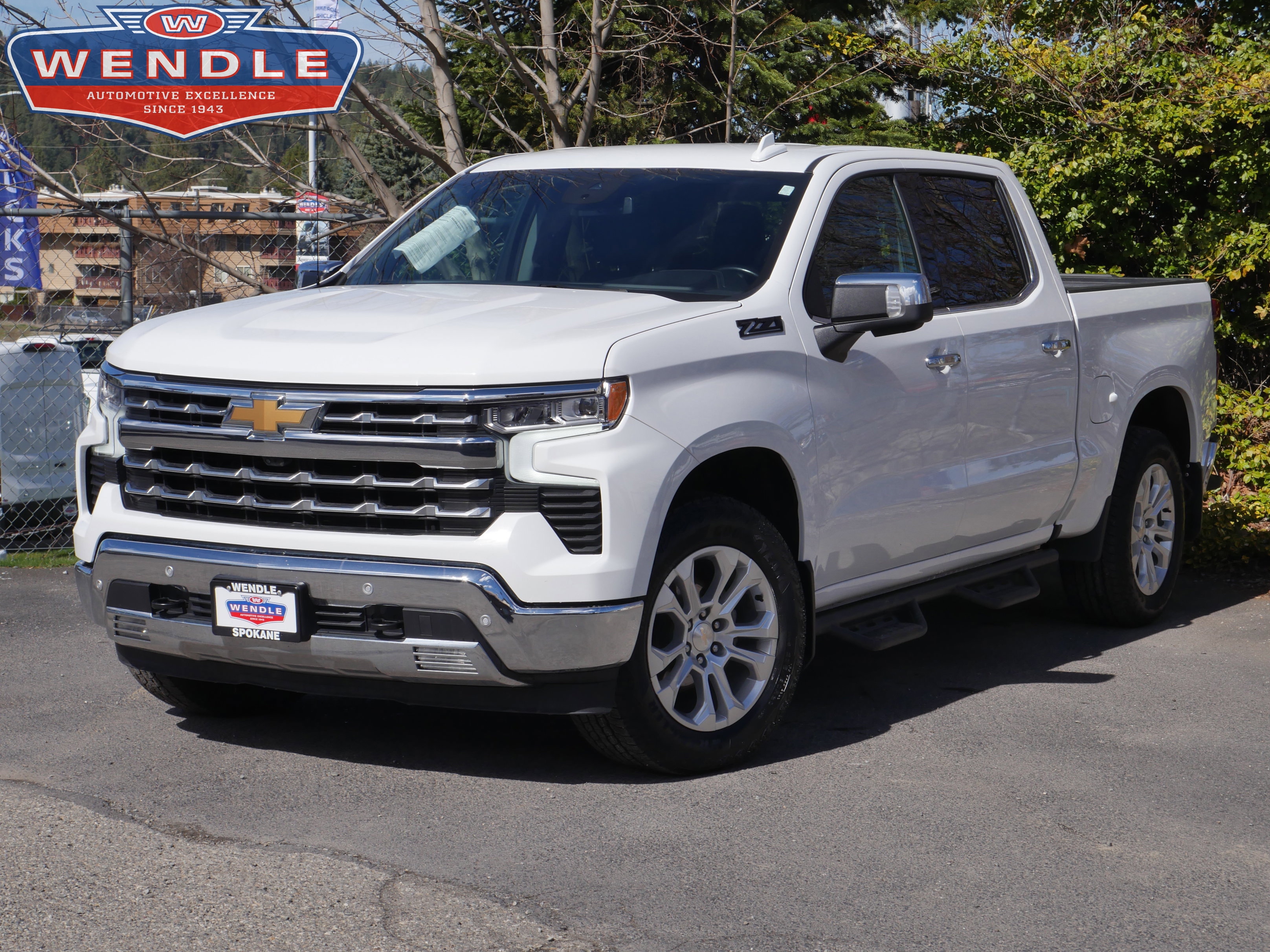 2024 Chevrolet Silverado 1500 LTZ, Summit White for sale in Spokane, WA — photo 1 of 38