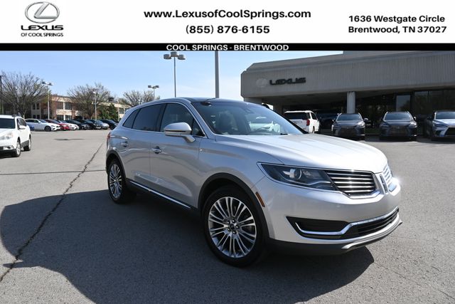 2018 Lincoln MKX Reserve, Silver for sale in Brentwood, TN — photo 1 of 37