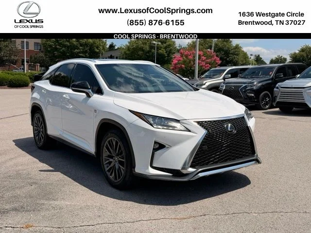 2017 Lexus RX 350 F Sport, Ultra White for sale in Brentwood, TN — photo 1 of 2