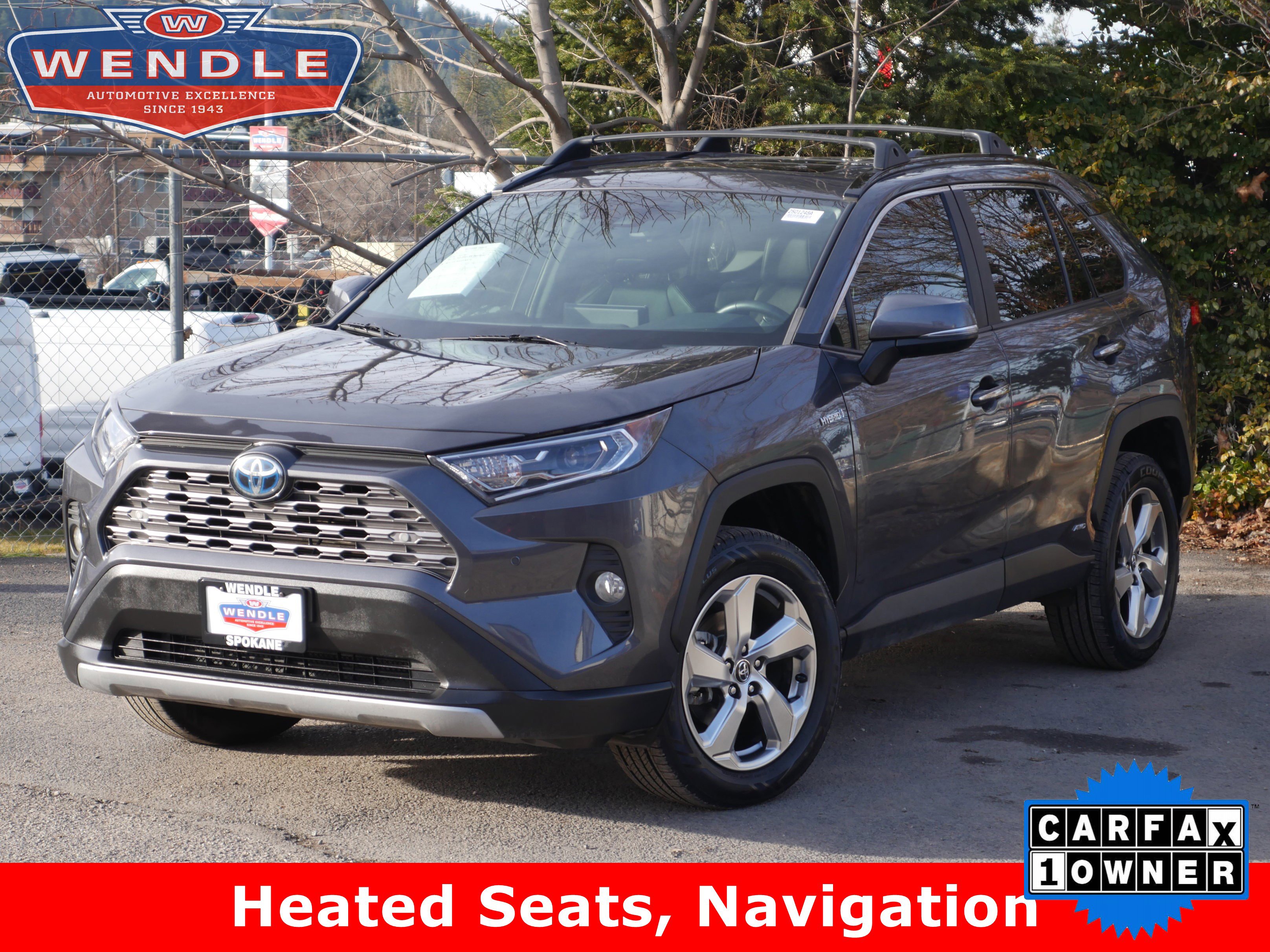 2020 Toyota RAV4 Hybrid Limited, Magnetic Gray Metallic for sale in Spokane, WA — photo 1 of 40