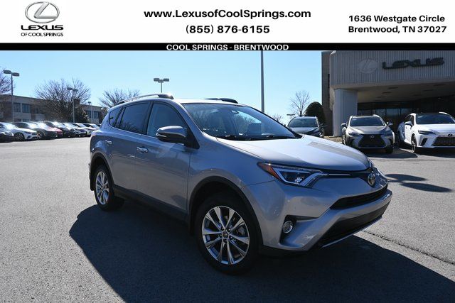 2017 Toyota RAV4 Limited, Silver for sale in Brentwood, TN — photo 1 of 36