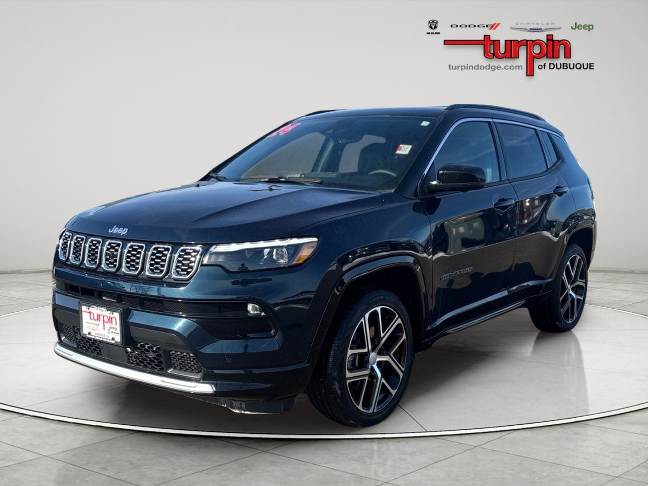 2024 Jeep Compass Limited, Fathom Blue Pearlcoat for sale in Dubuque, IA — photo 1 of 20