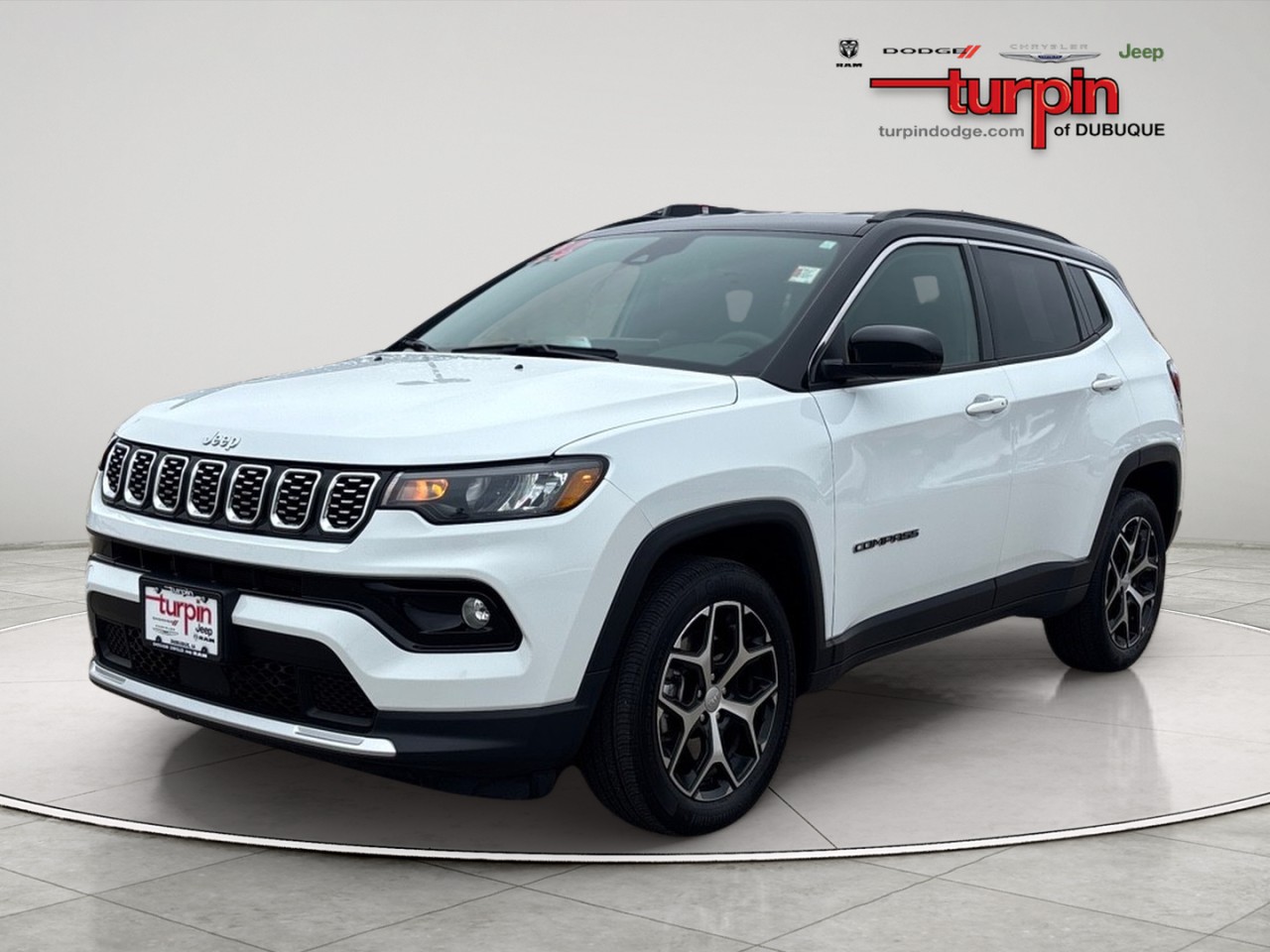 2024 Jeep Compass Limited, Bright White Clearcoat for sale in Dubuque, IA — photo 1 of 20