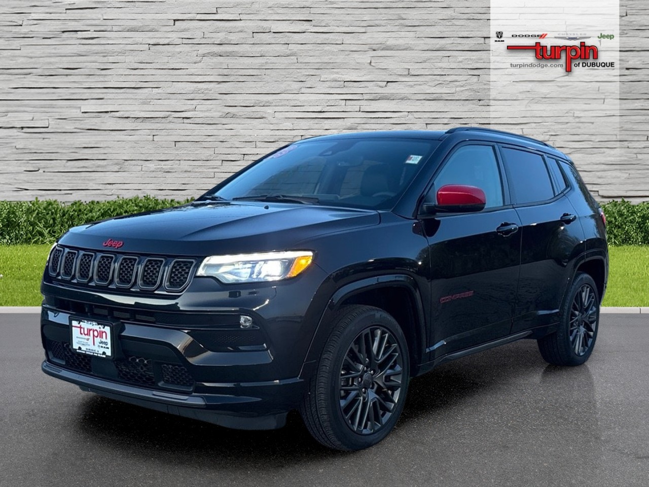 2023 Jeep Compass (RED) Edition, Diamond Black Crystal Pearlcoat for sale in Dubuque, IA — photo 1 of 21