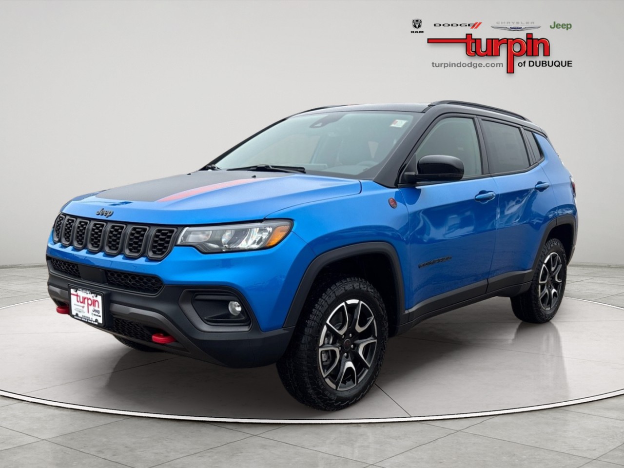 2026 Jeep Compass Trailhawk, Hydro Blue Pearlcoat for sale in Dubuque, IA — photo 1 of 20