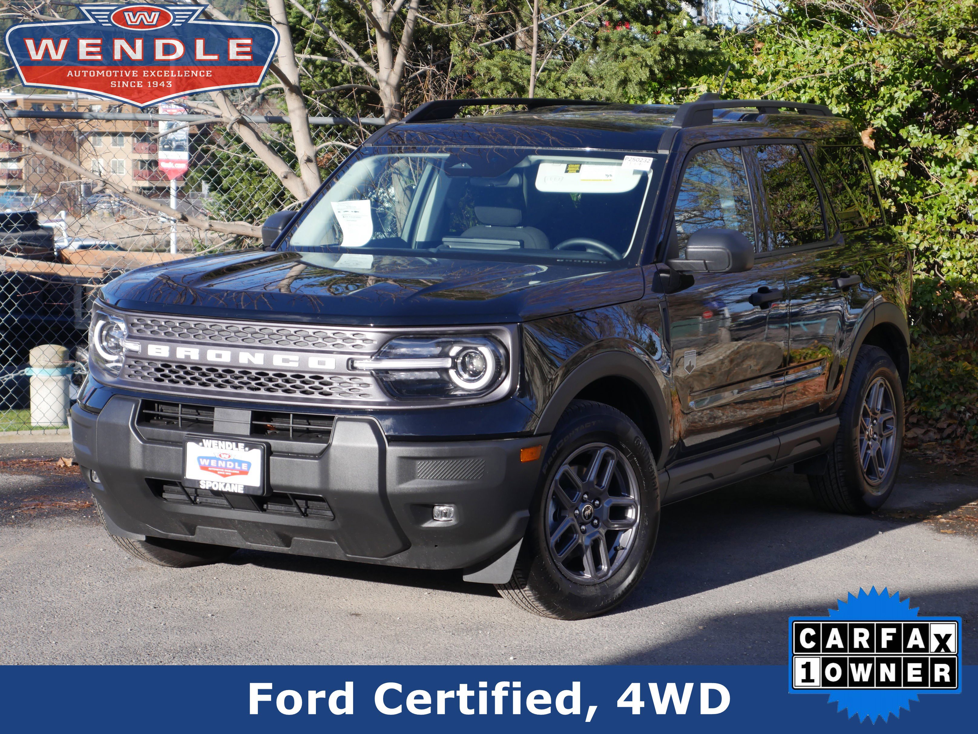 2025 Ford Bronco Sport Big Bend, Shadow Black for sale in Spokane, WA — photo 1 of 34