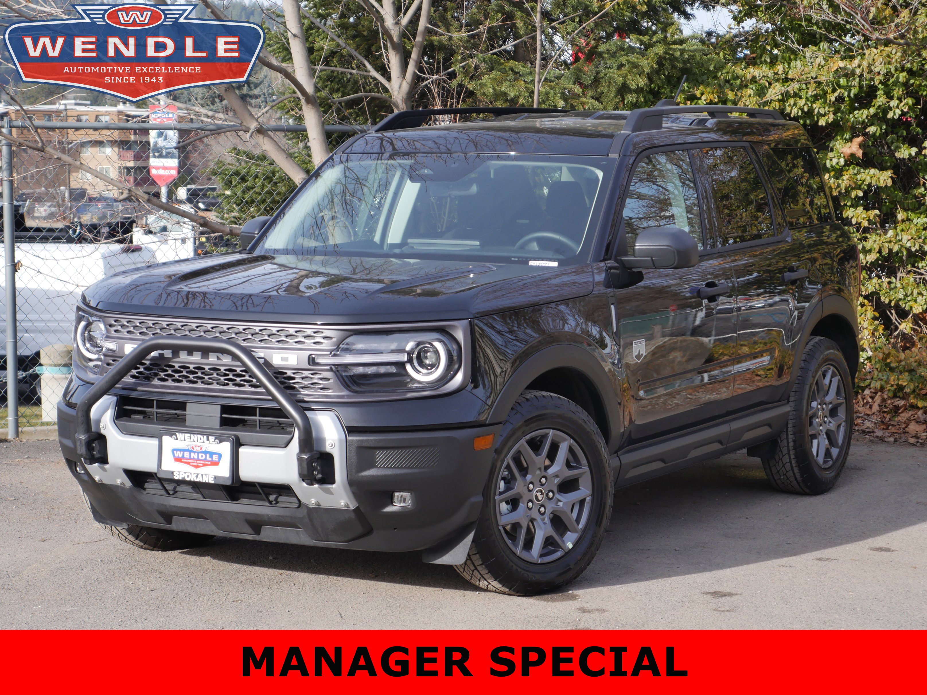 2025 Ford Bronco Sport Big Bend, SHADOW BLACK for sale in Spokane, WA — photo 1 of 34