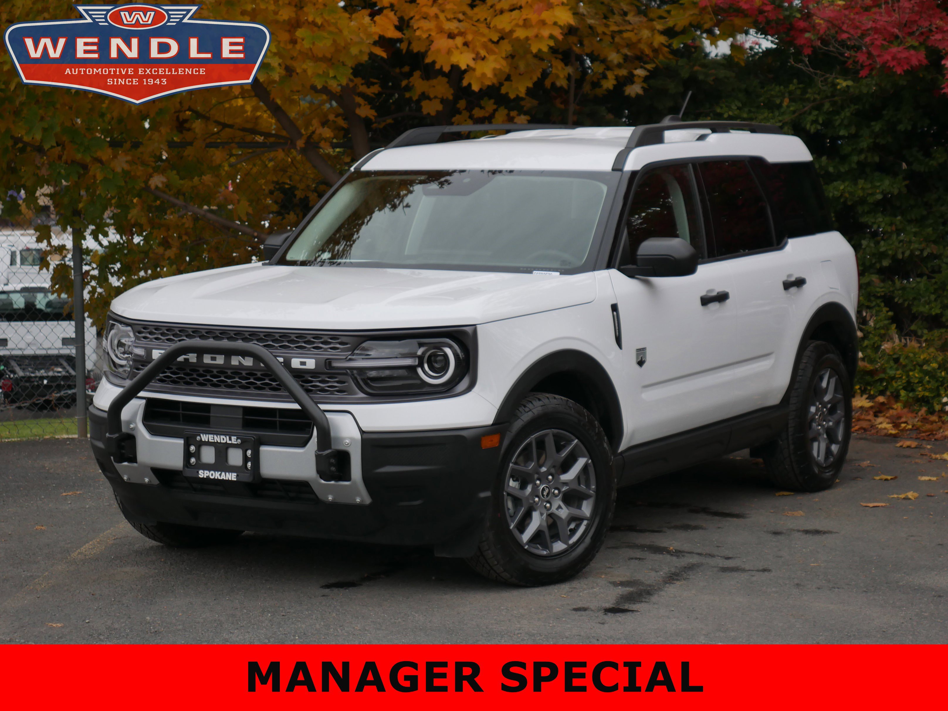 2025 Ford Bronco Sport Big Bend, Oxford White for sale in Spokane, WA — photo 1 of 37