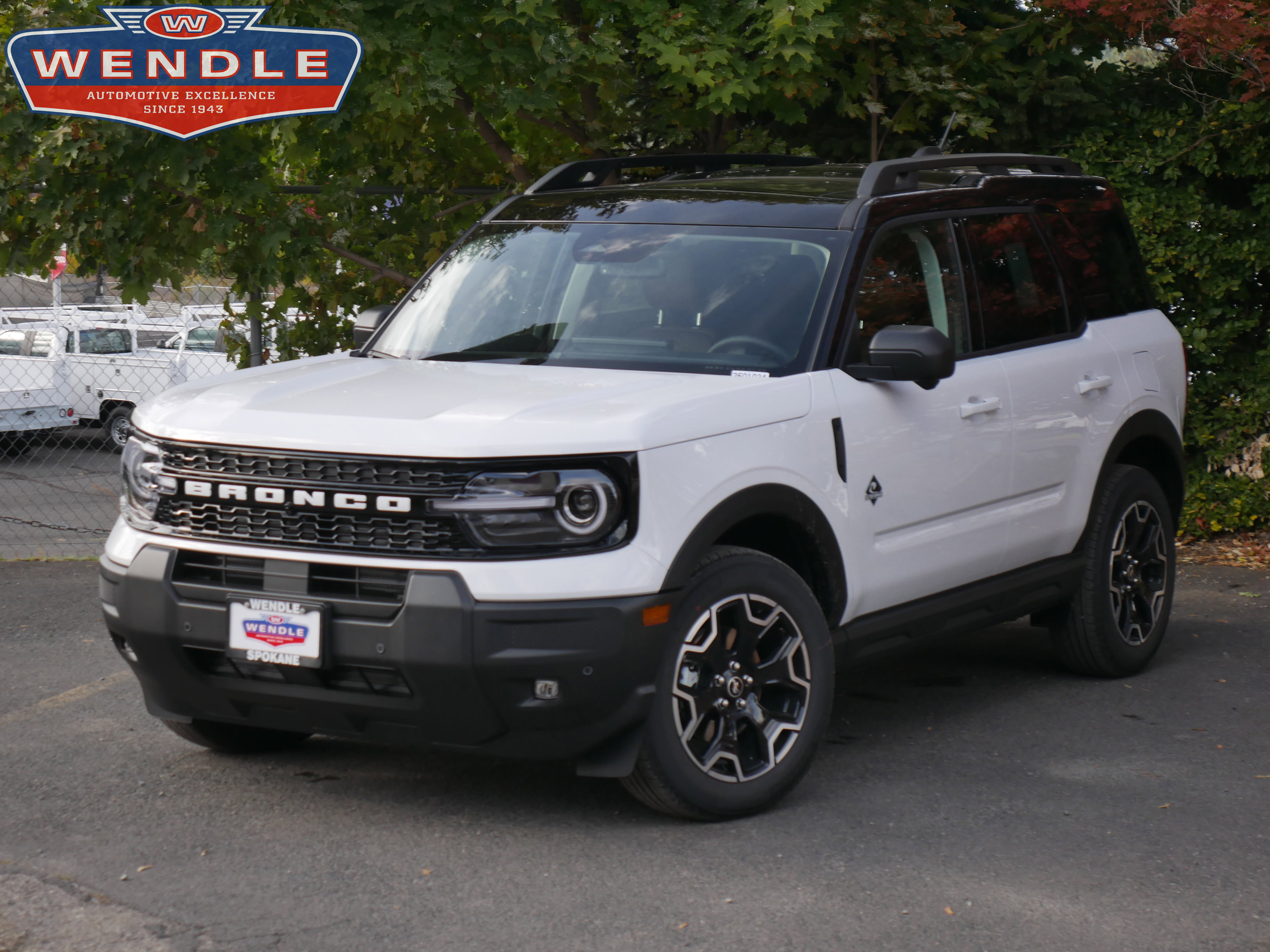2025 Ford Bronco Sport Outer Banks, Oxford White for sale in Spokane, WA — photo 1 of 39