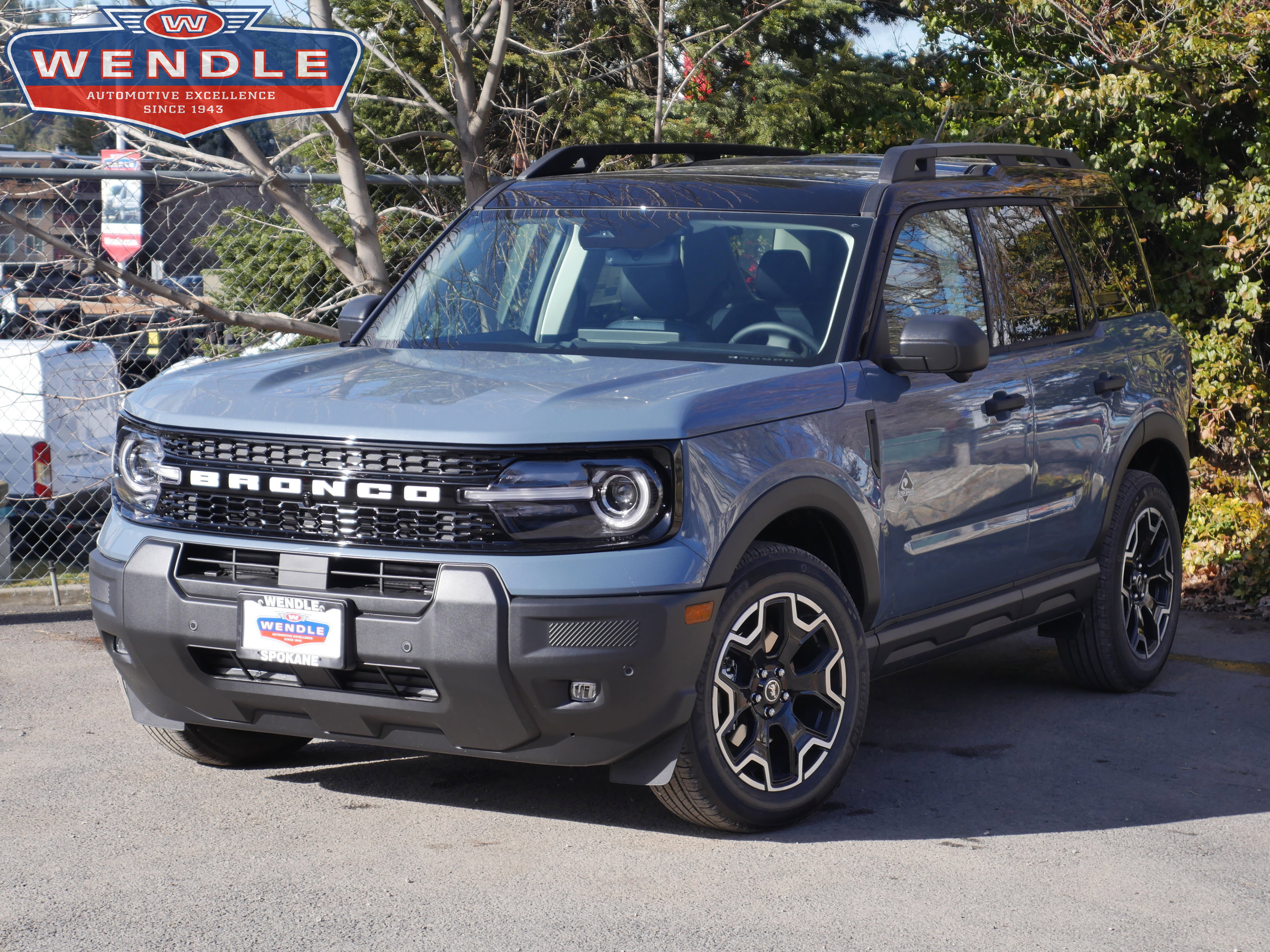 2026 Ford Bronco Sport Outer Banks, Azure Gray Metallic Tri-Coat for sale in Spokane, WA — photo 1 of 39