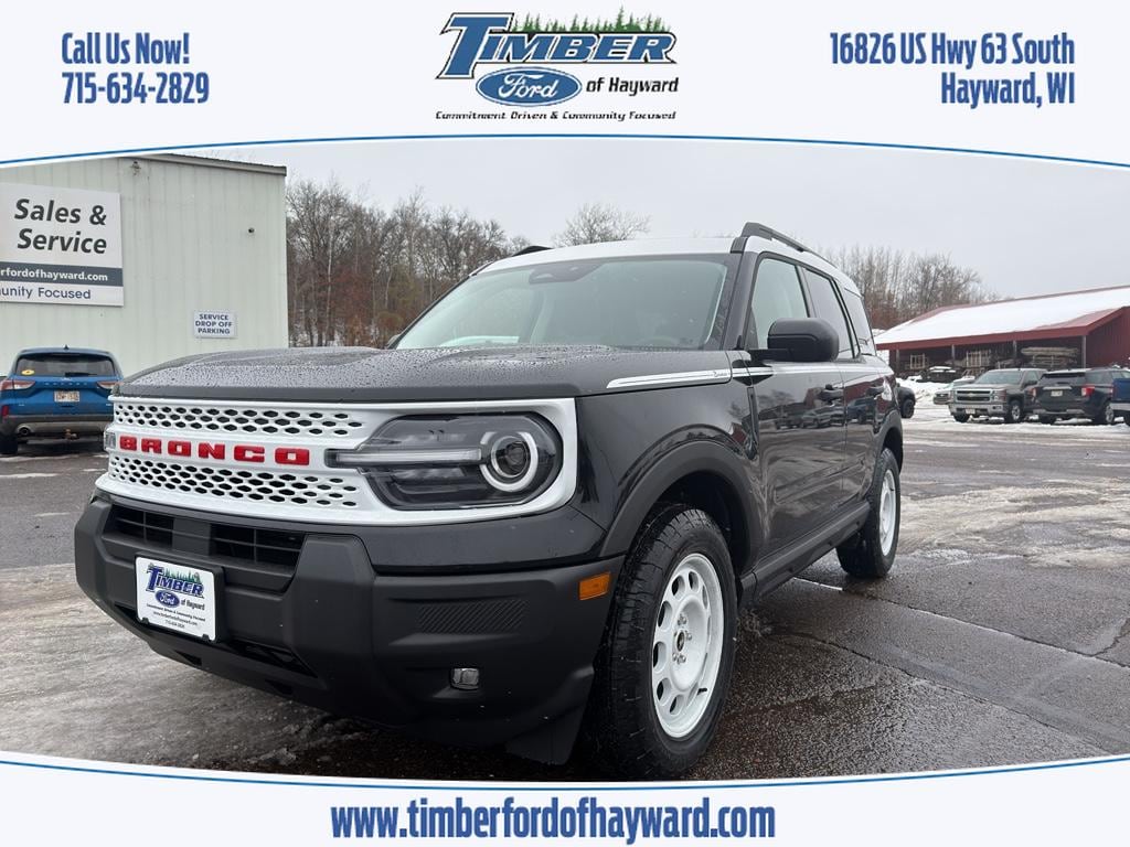 2025 FORD Bronco Sport HERITAGE, Shadow Black for sale in Hayward, WI — photo 1 of 32