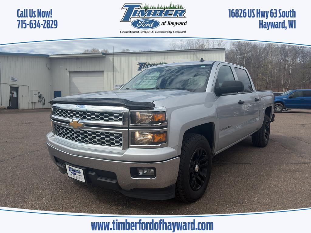 2014 CHEVROLET Silverado LT, Silver Ice Metallic for sale in Hayward, WI — photo 1 of 22