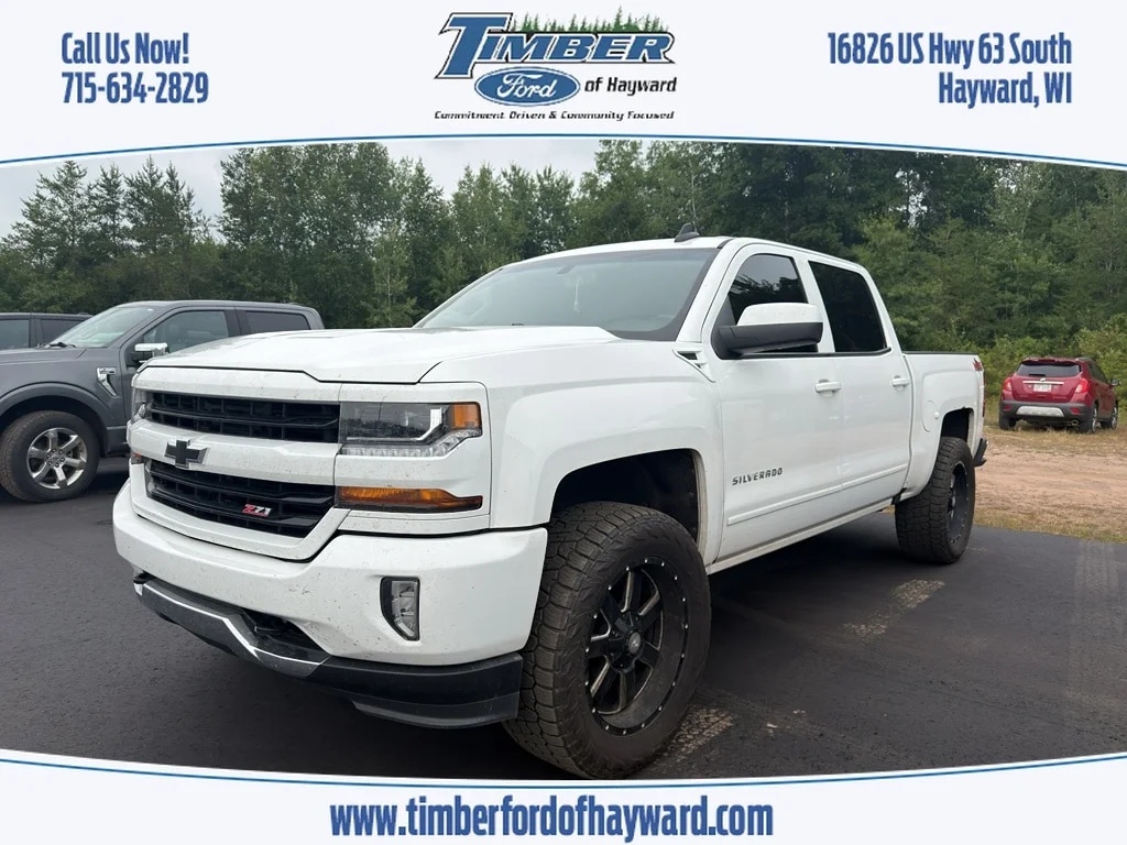 2018 CHEVROLET Silverado LT, Summit White for sale in Hayward, WI — photo 1 of 8