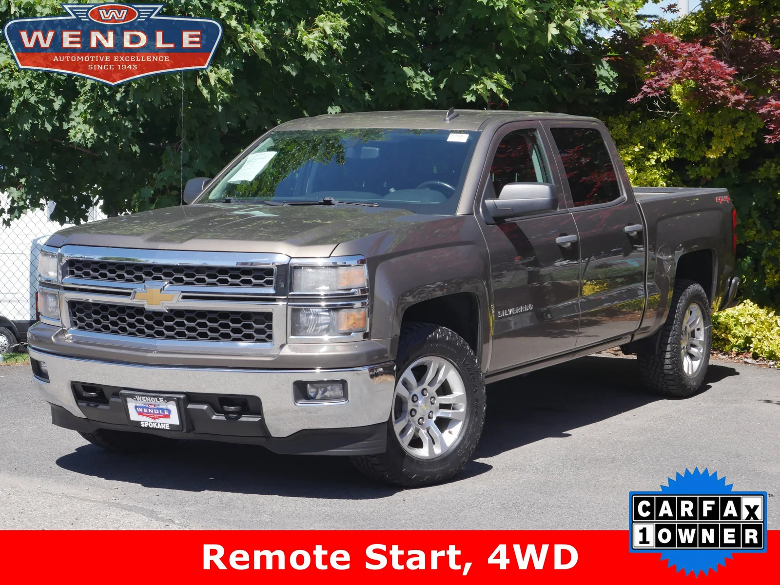 2014 Chevrolet Silverado 1500 LT, Brownstone Metallic for sale in Spokane, WA — photo 1 of 29