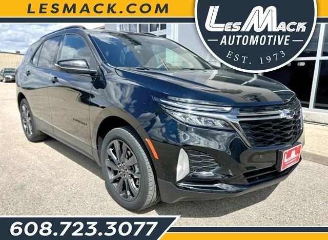 2023 CHEVROLET EQUINOX RS, BLACK for sale in Lancaster, WI — photo 1 of 39